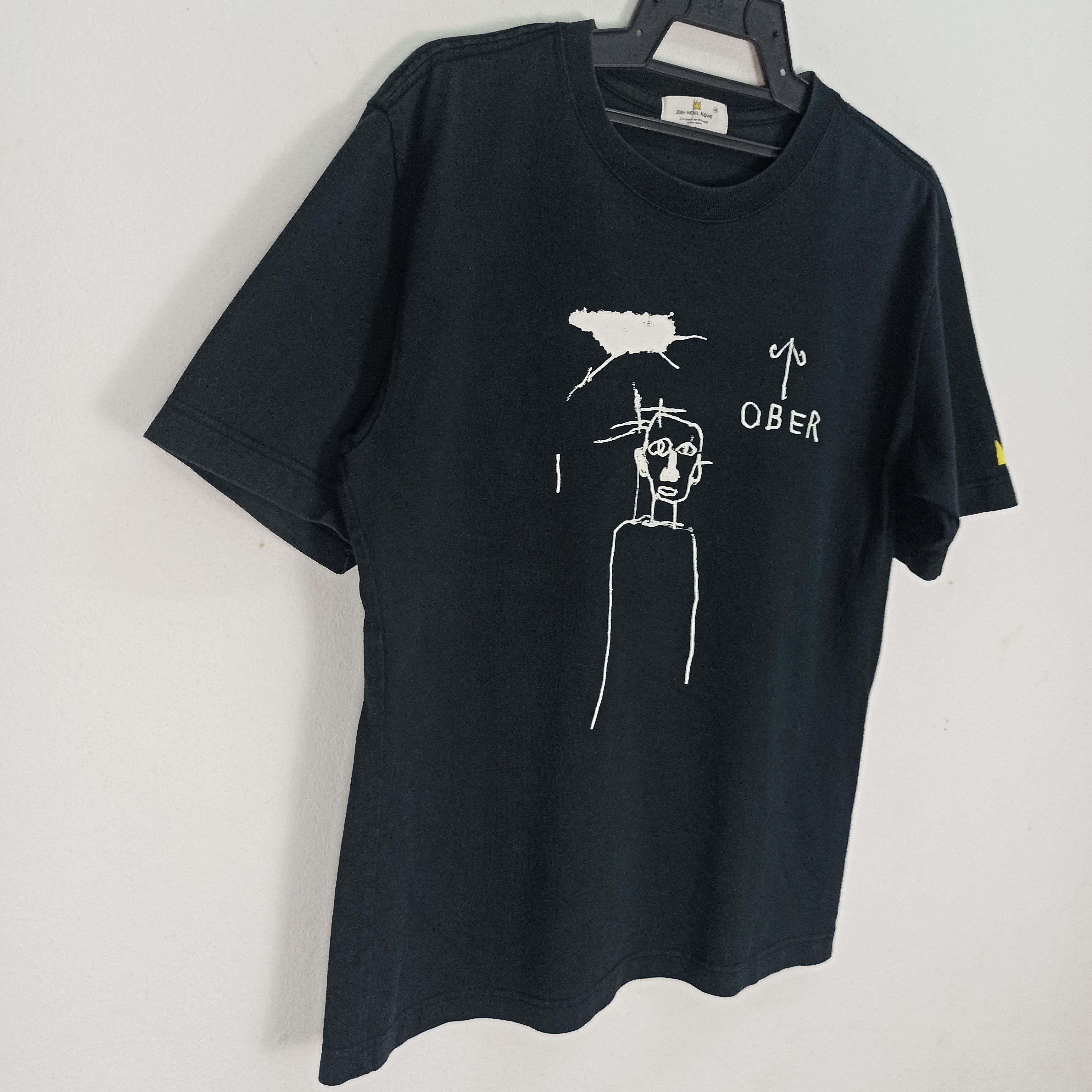 Jean-Michel Basquiat Vintage Jean Michel Basquiat OBER Tshirt Size US M / EU 48-50 / 2 - 2 Thumbnail
