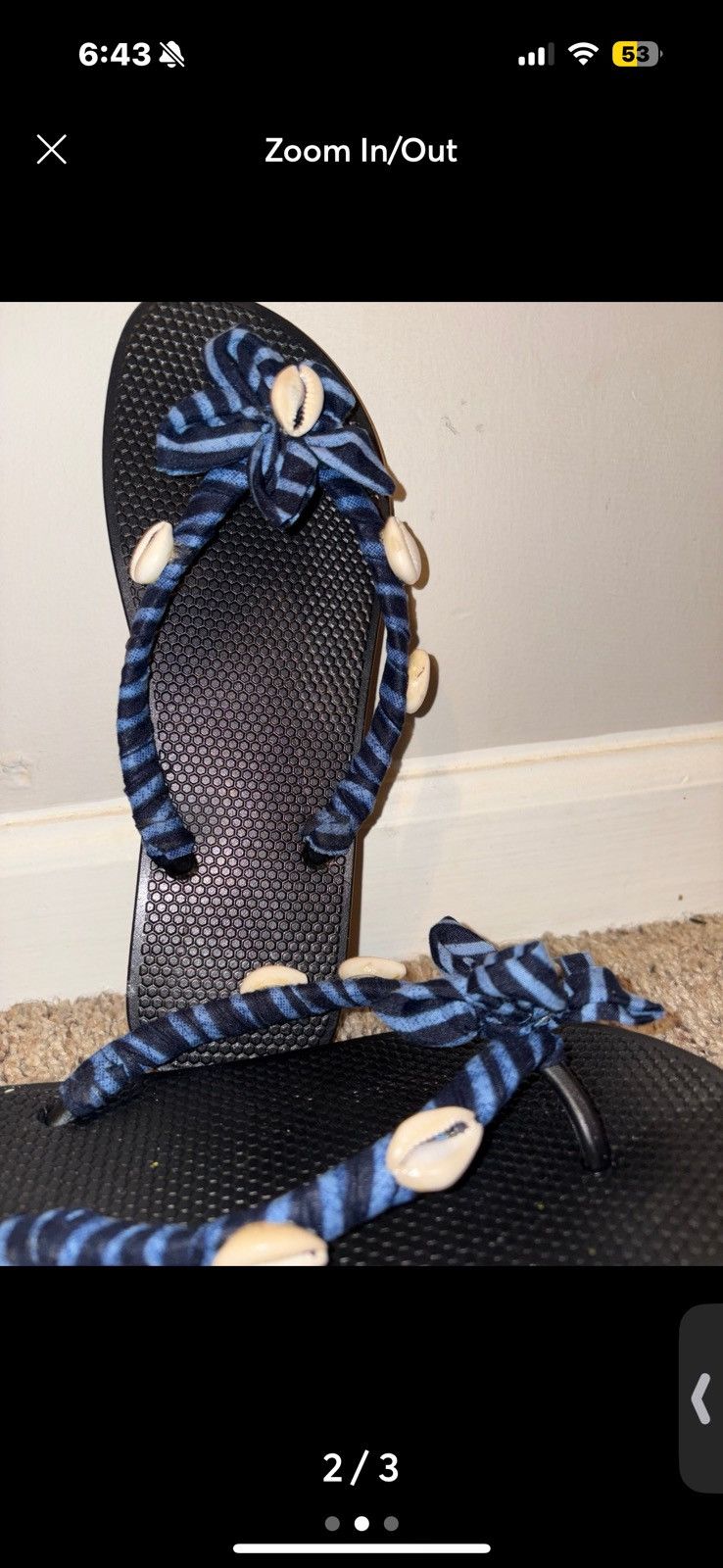Other Handmade slippers Size US 8.5 / IT 38.5 - 2 Thumbnail