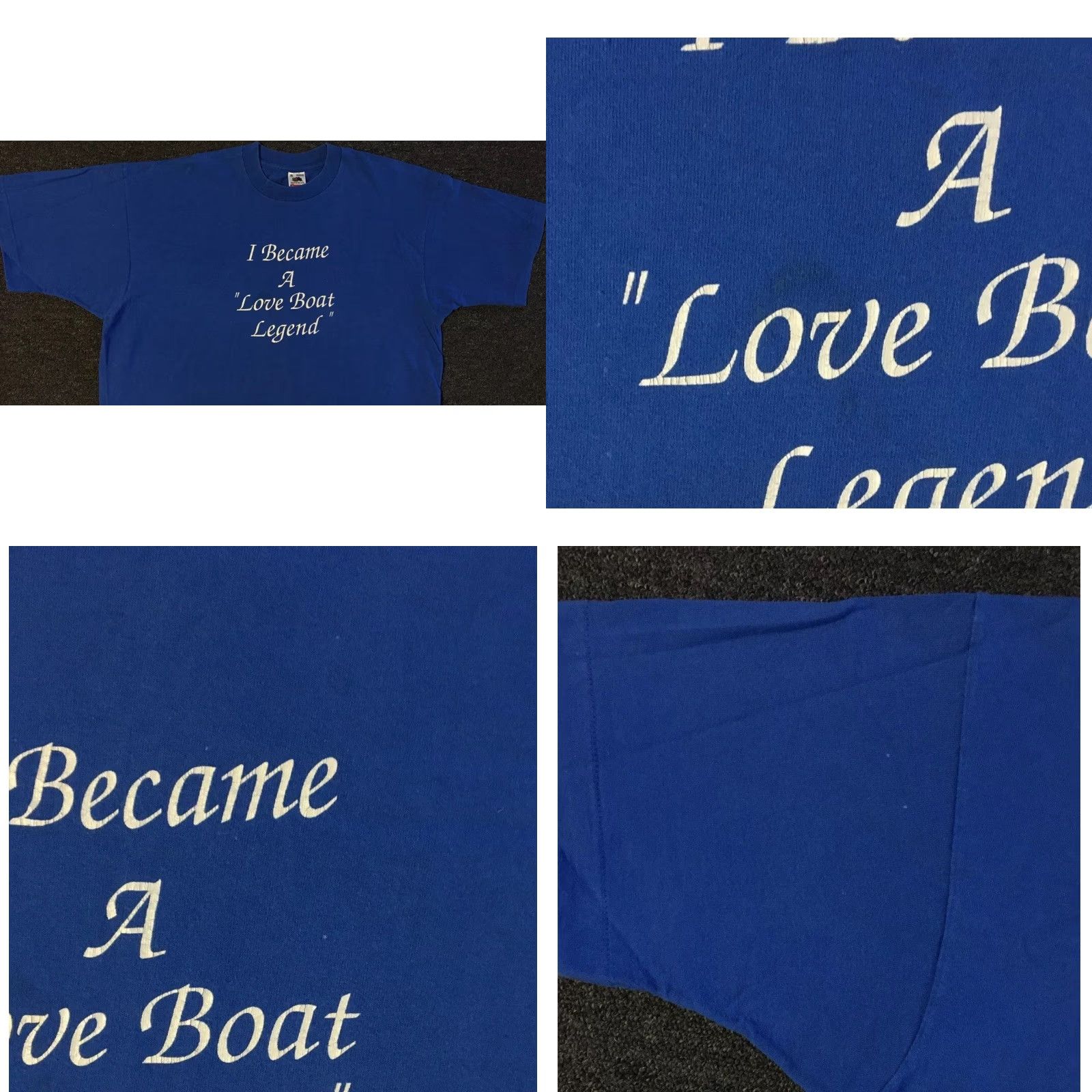 Vintage Vtg 90s Love Boat Legend Faded Princess Cruises Shirt XL Beach Surf Funny Grunge Size US XL / EU 56 / 4 - 8 Thumbnail
