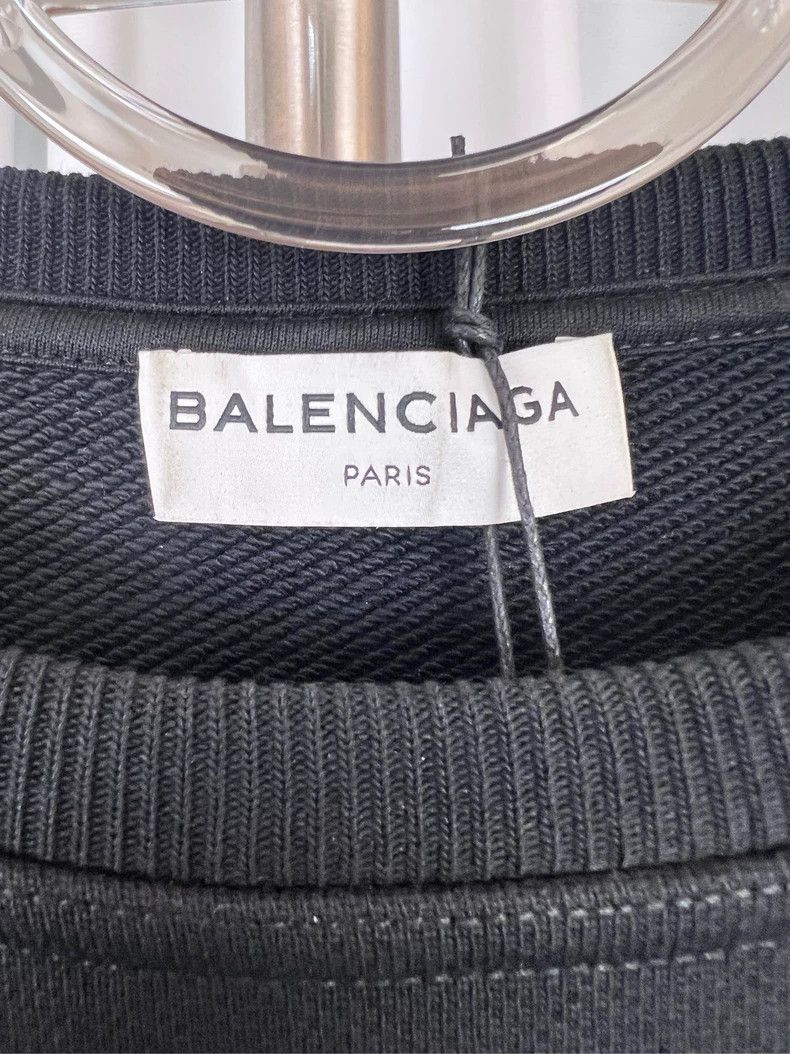 Balenciaga Balenciaga Black Hoodie Rainbow Slogan logo Size US XS / EU 42 / 0 - 5 Thumbnail