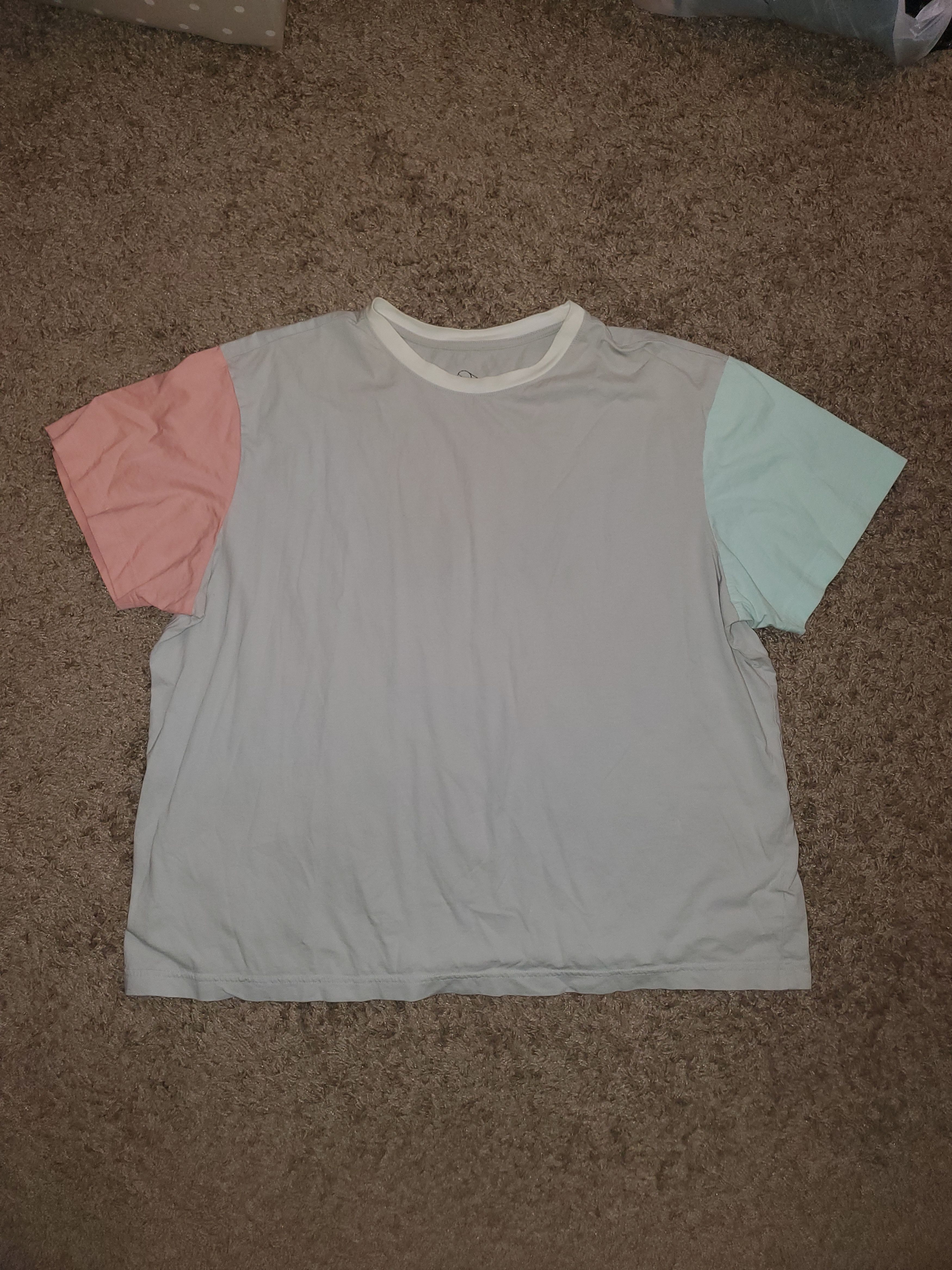 Other Pastel Color Block Cotton Tee (size XXL) Size US XXL / EU 58 / 5 - 1 Thumbnail