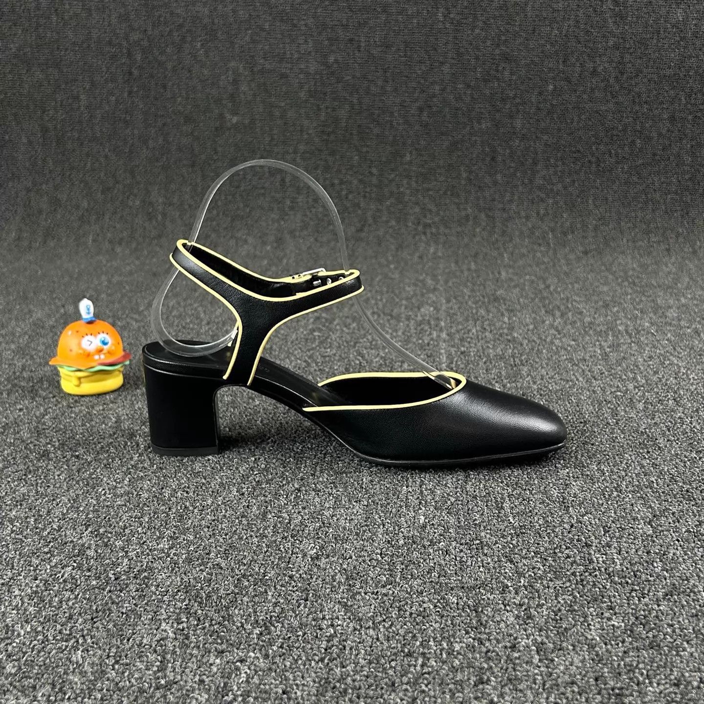 Hermes HERMES Kristen Mary Jane Sandals EUR39 Yellow Trim Size US 8.5 / IT 38.5 - 4 Thumbnail