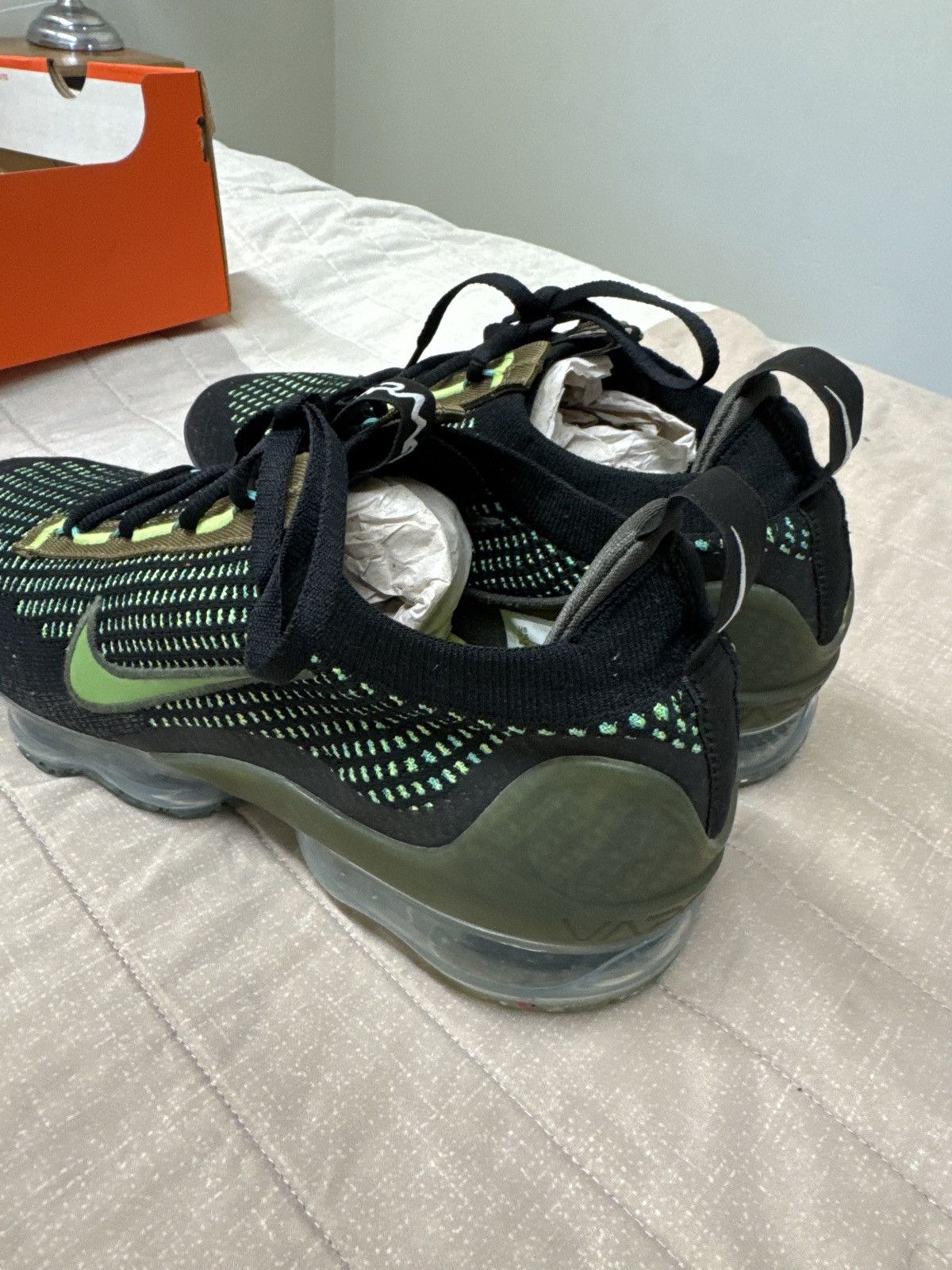 Nike Nike VAPORMAX FK 2021 chlorophyll flyknit Size US 9.5 / EU 42-43 - 5 Thumbnail