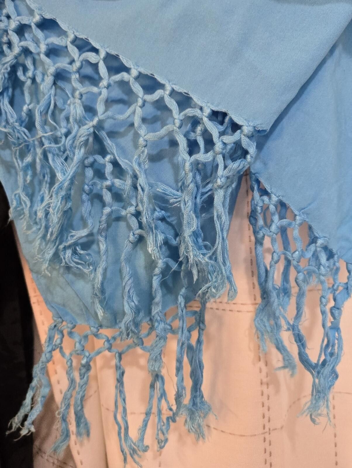 Other Blue Scarf Size ONE SIZE - 3 Thumbnail