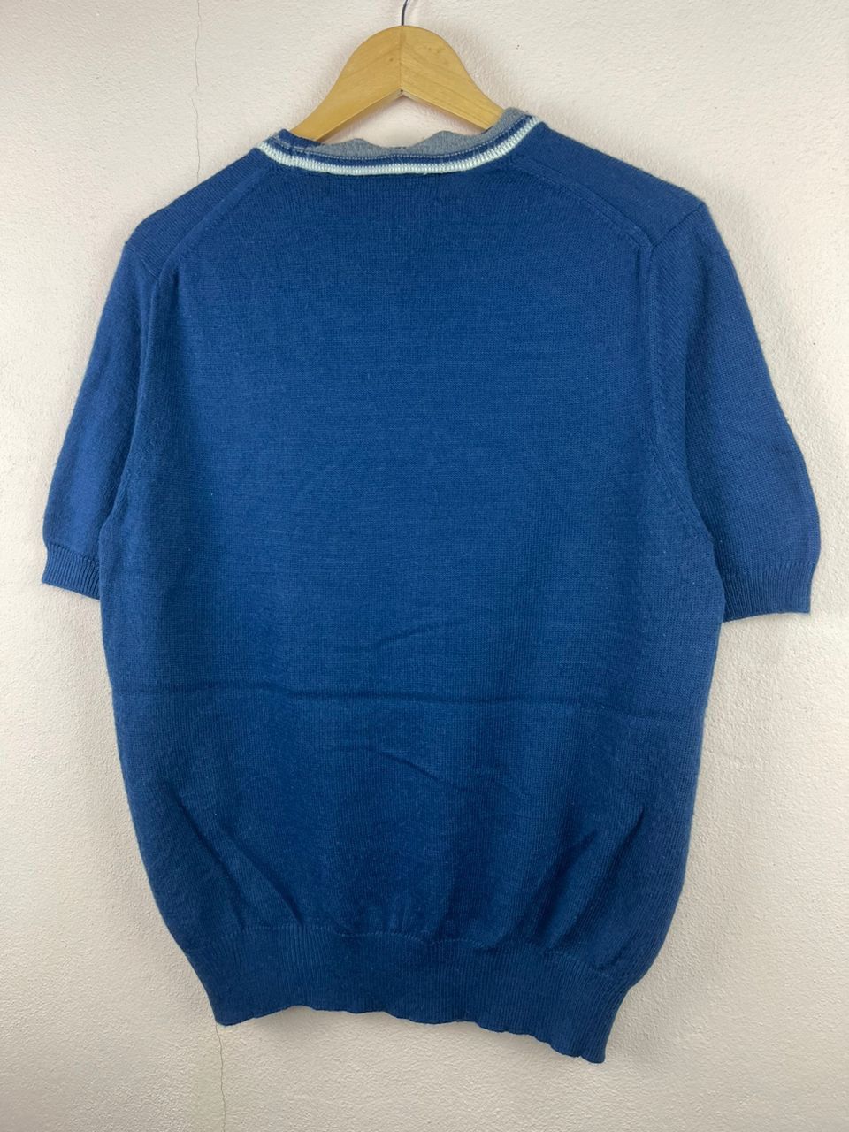 Comme des Garcons Homme Plus × Japanese Brand × Rei Kawakubo AD1998 Short Sleeve Knit Sweater Size US M / EU 48-50 / 2 - 11 Thumbnail