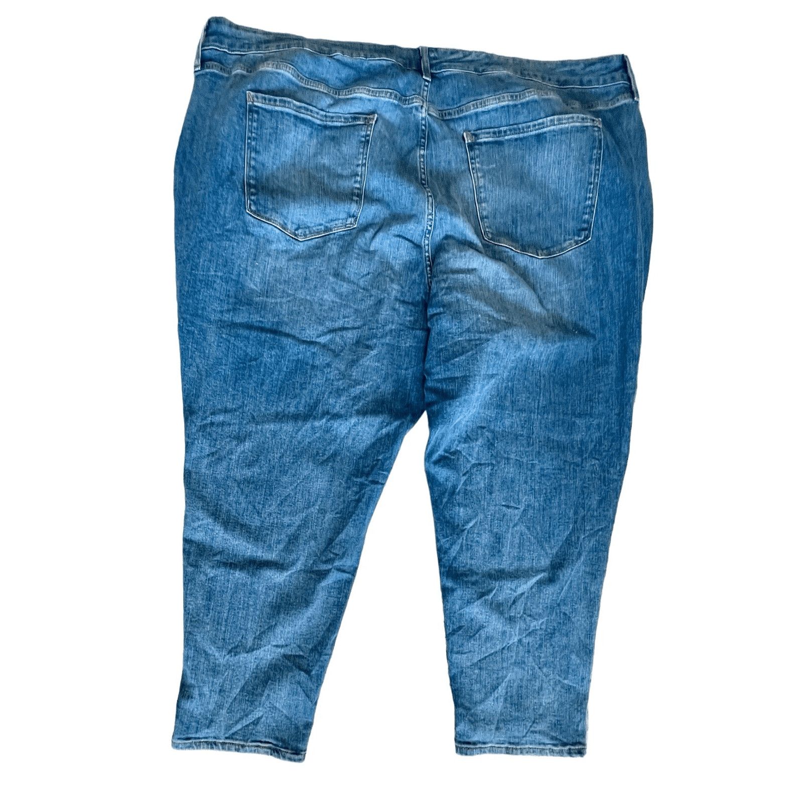 Other a.n.a. High Rise Skinny Split Hem Stretch Blue Jeans 30W NWT Size 42" / US 20 - 8 Thumbnail