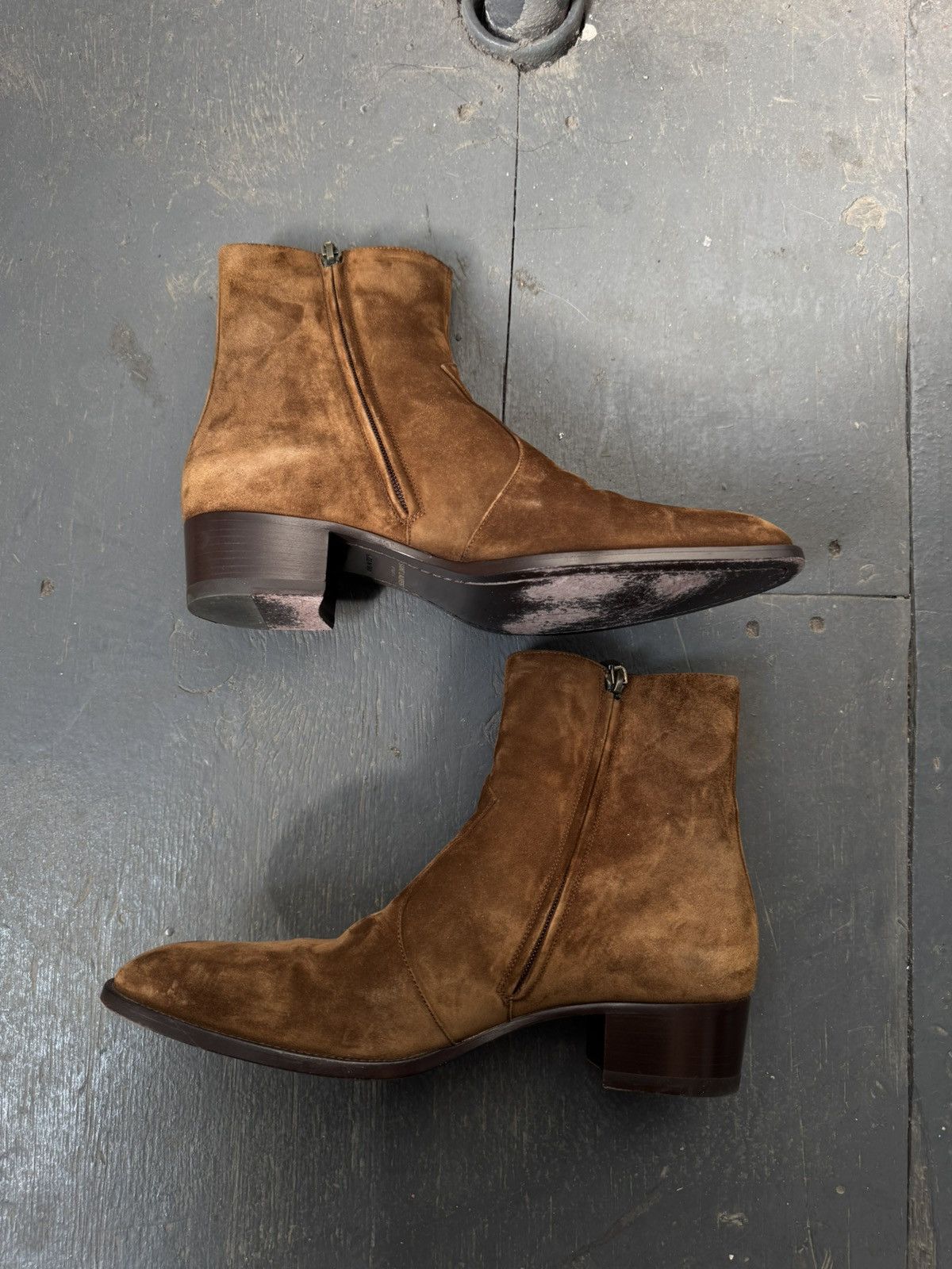 Saint Laurent Paris Hedi Wyatt 40 Boots Size US 10 / EU 43 - 2 Thumbnail
