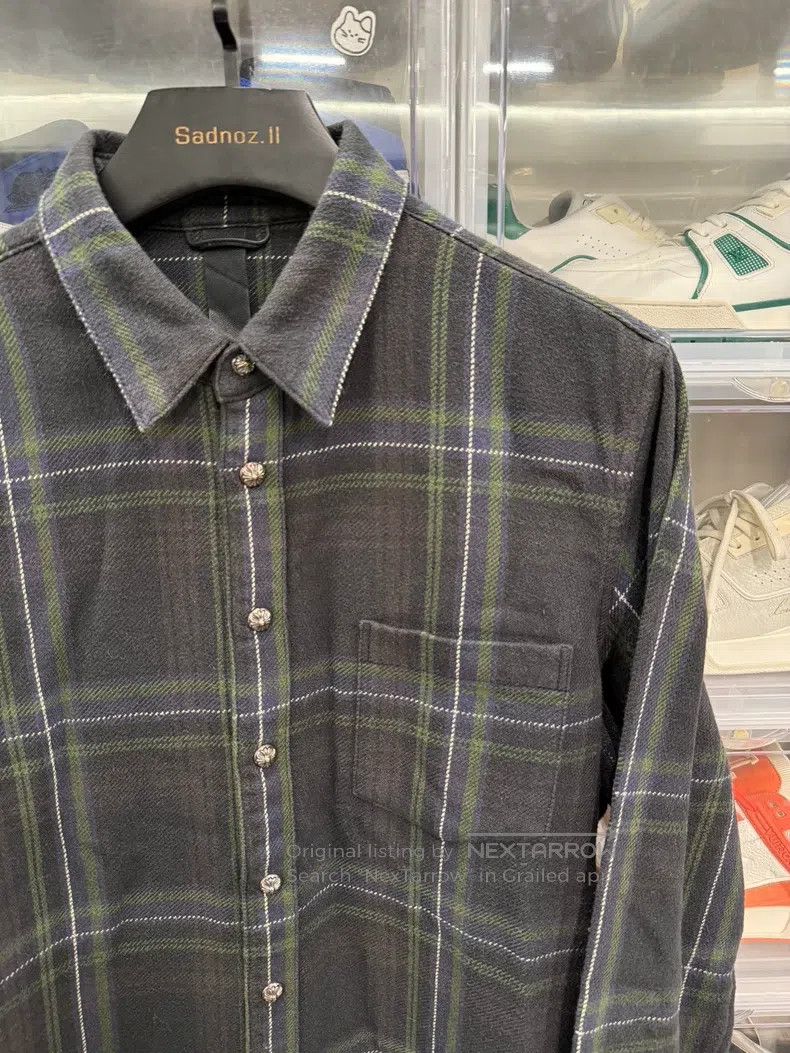 Chrome Hearts Chrome Hearts Size L Limited blue-green plaid dark green sh Size US L / EU 52-54 / 3 - 2 Thumbnail