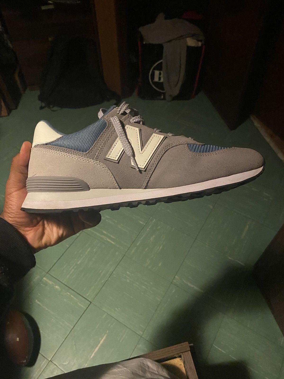 New Balance New balance 574 blue and grey Size US 11.5 / EU 44-45 - 5 Thumbnail