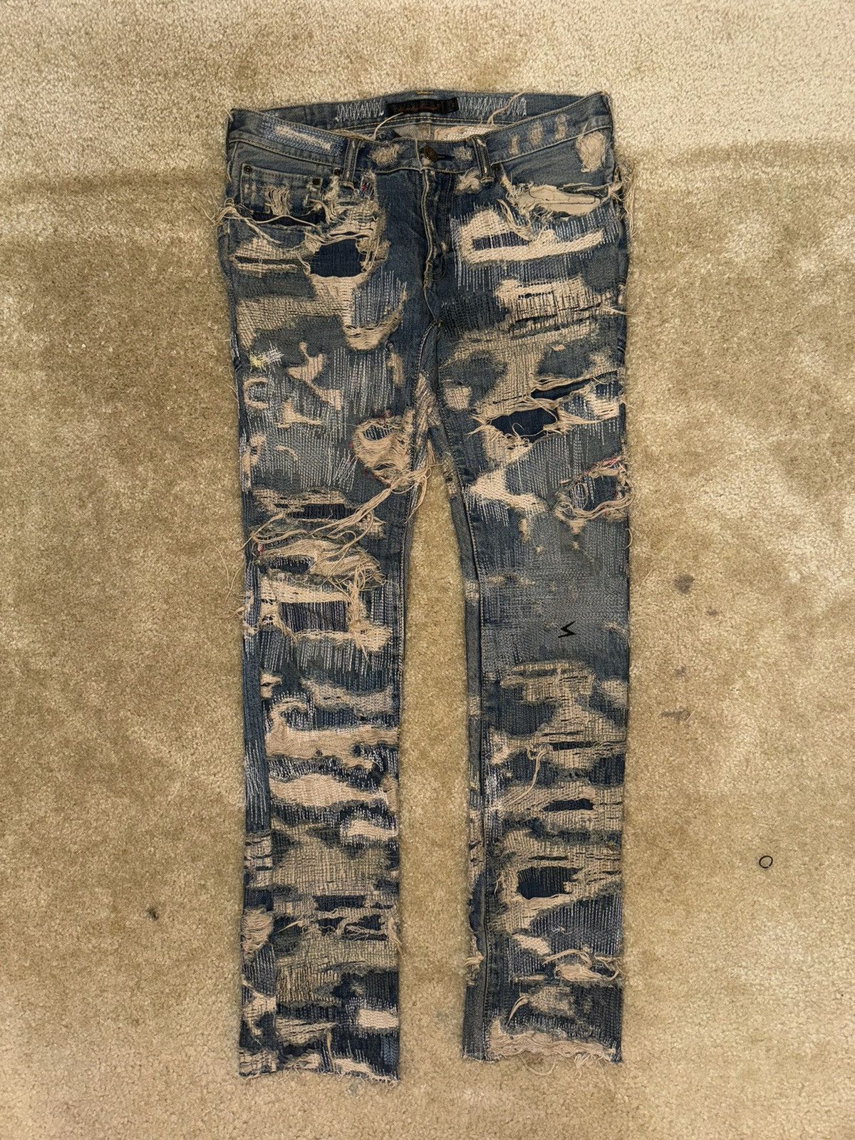 Undercover Undercover AW05 “Arts & Crafts” 85's Blue Denim | Grailed