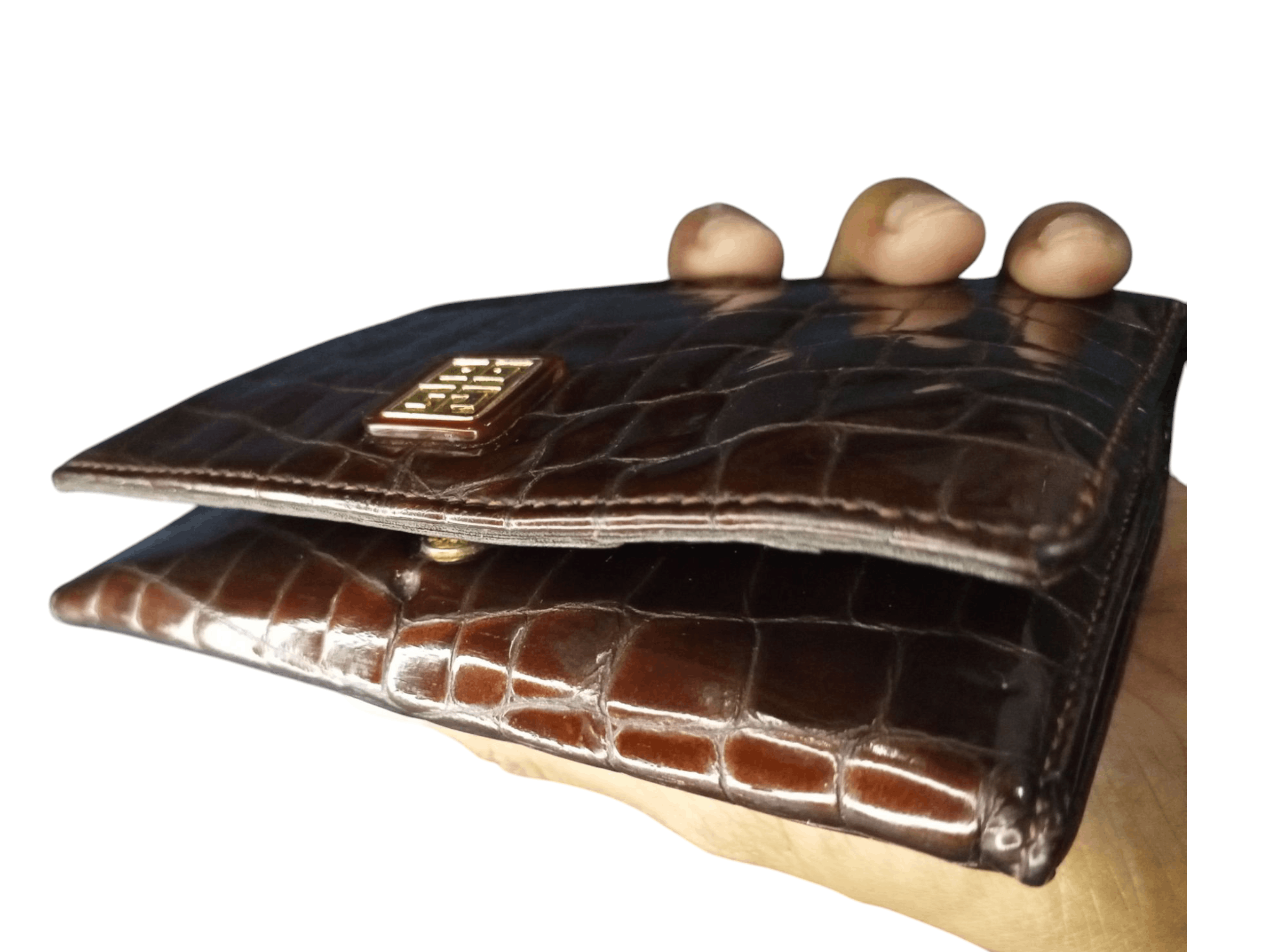 Givenchy × Vintage Givenchy wallet vintage red crocodile skin Size ONE SIZE - 5 Thumbnail