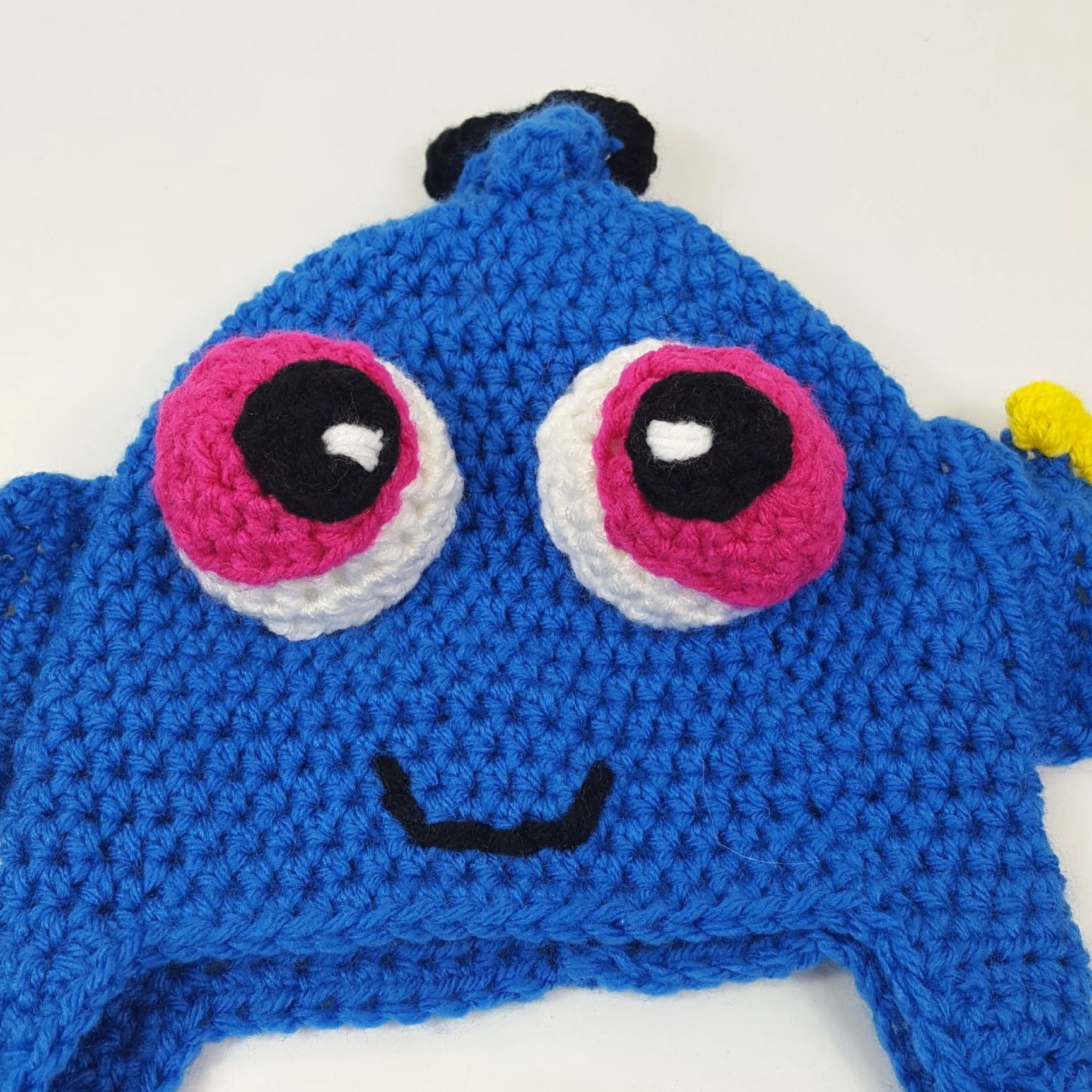 Disney VINTAGE Disney Finding Nemo Dory Knit Beanie - Unisex Adults One Size Winter Hat Cap - Blue - 90s Retro Movie Sports Winter Knit Cap Size ONE SIZE - 3 Thumbnail