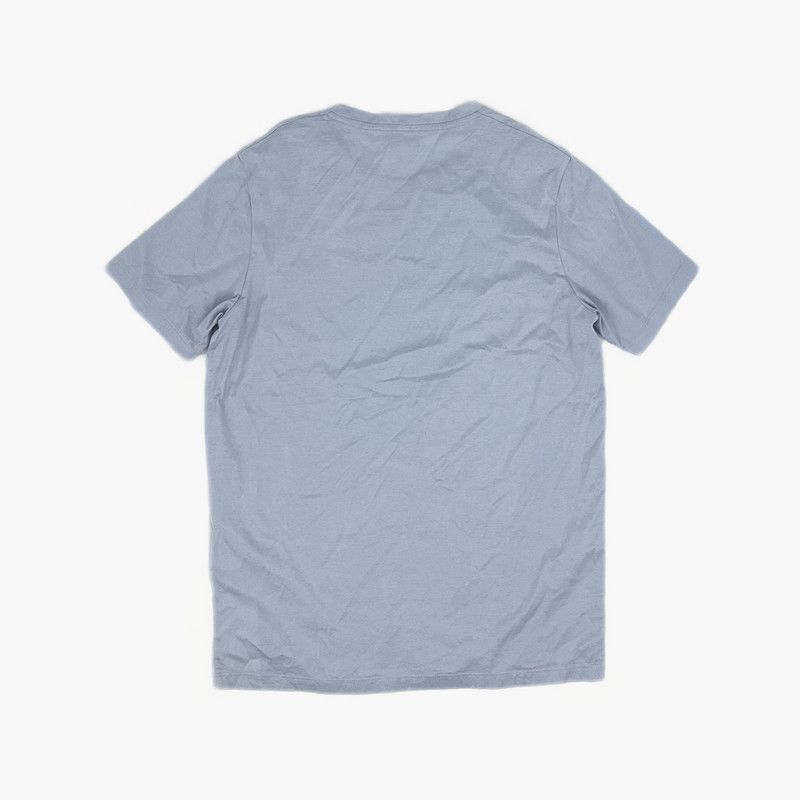 Prada Logo Cotton T-Shirt in Light Blue