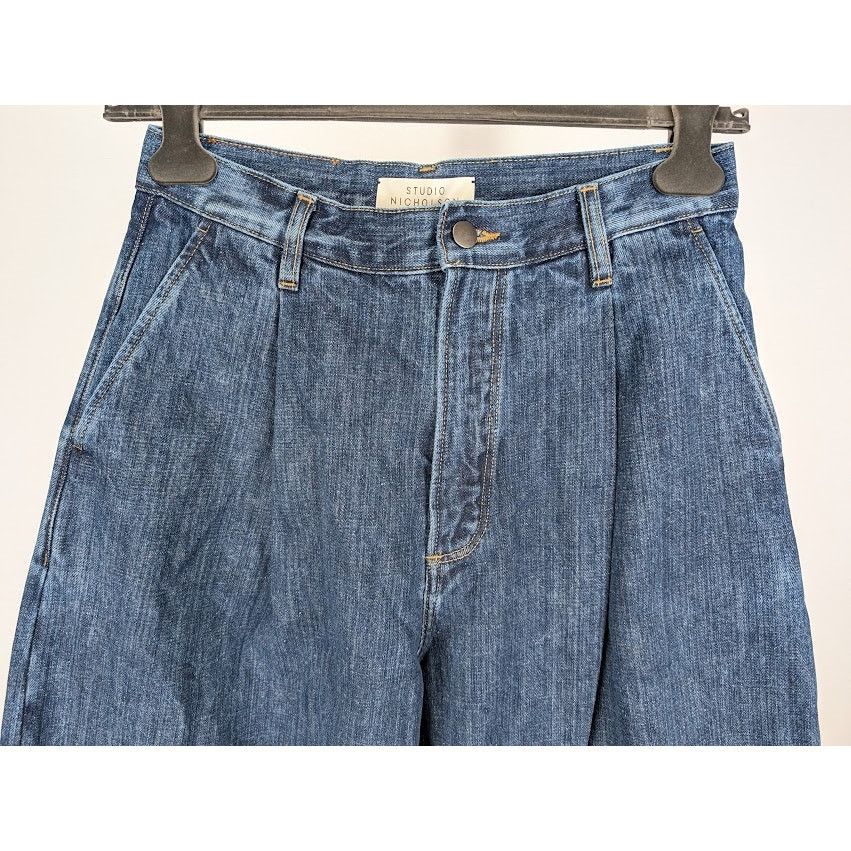 Studio Nicholson o1rshd1 Washed Denim in Indigo Size US 30 / EU 46 - 9 Thumbnail