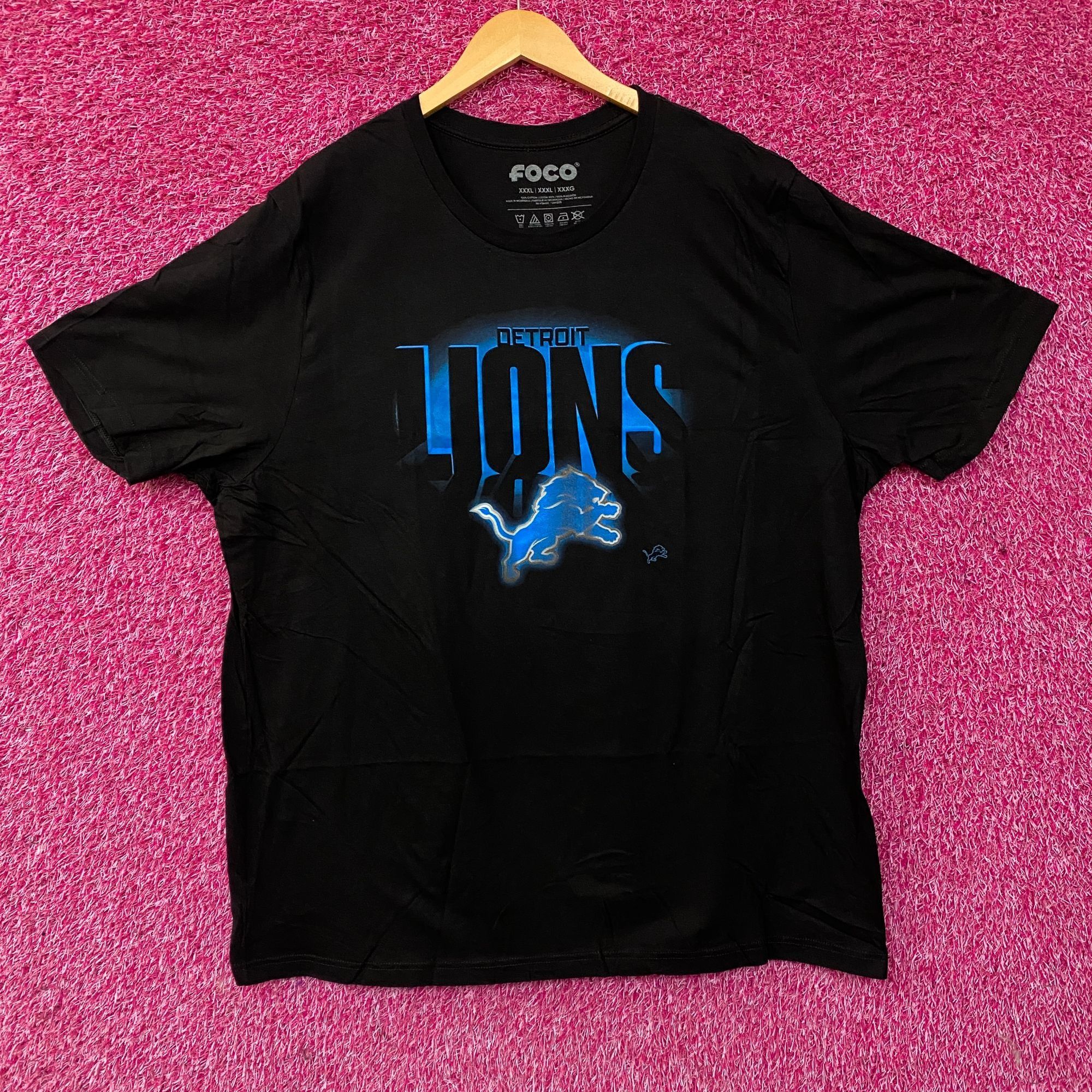 NFL FOCO NFL Detroit Lions Team Logo Graphic T-Shirt 3XL Size US XXL / EU 58 / 5 - 1 Thumbnail