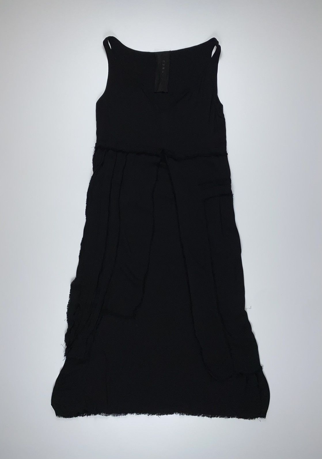 🚨 Pal Offener Vintage Black Viscose Maxi Dress 2 Rick Owens