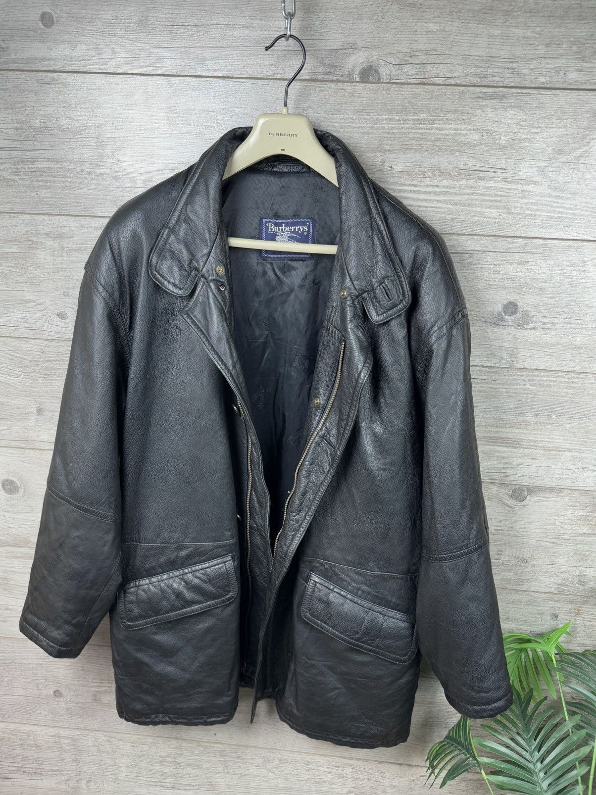 Burberry Burberry Insulated Leather Jacket With An Additional Vest Size US L / EU 52-54 / 3 - 6 Thumbnail