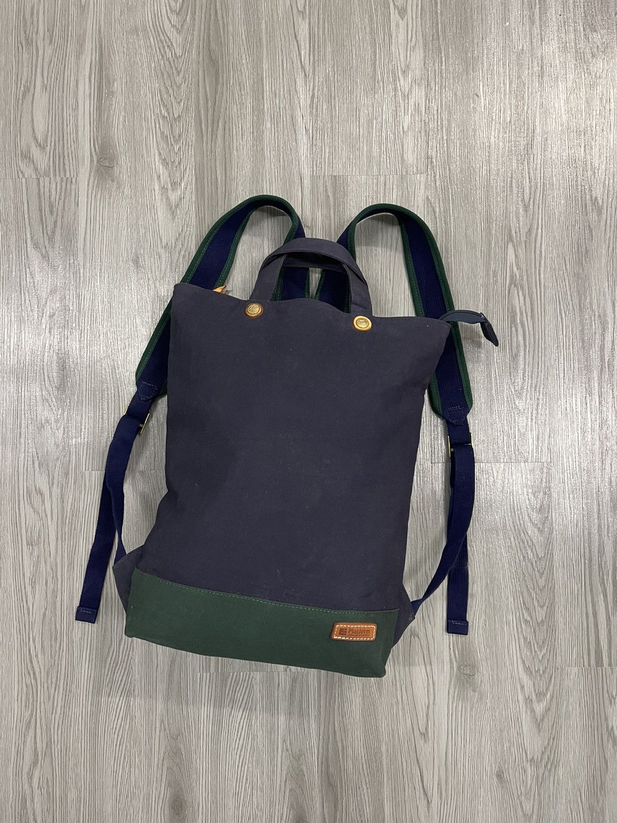 Platform Japan cotton canvas minimalist bagpack