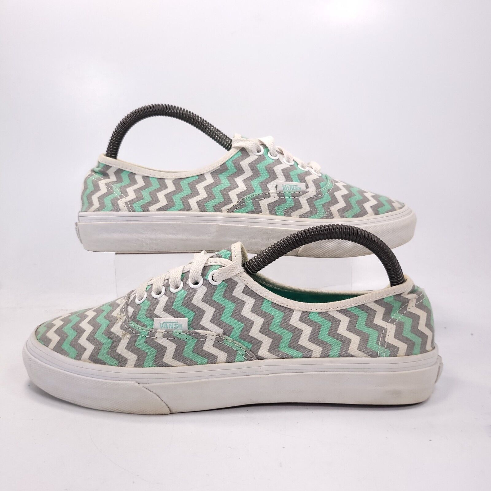 Vans Vans Off the Wall Shoe Womens Size 9 Mens 7.5 TC6D Gray Blue Size US 9 / IT 39 - 5 Thumbnail