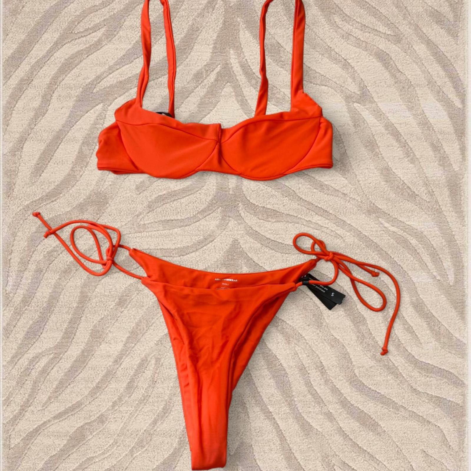 Other Brand new Ark Swimwear tangerine bikini set Size ONE SIZE - 4 Thumbnail
