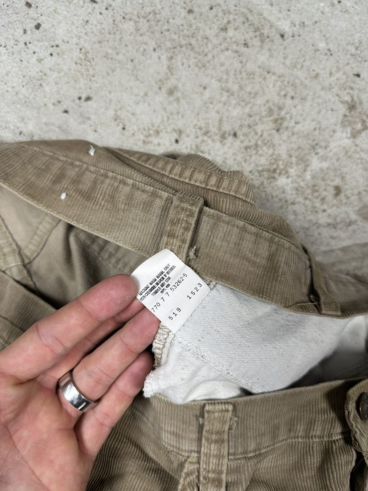 Levi's × Vintage Vintage 90s Levi’s 519 Brown Corduroy Pants Size US 38 / EU 54 - 11 Thumbnail