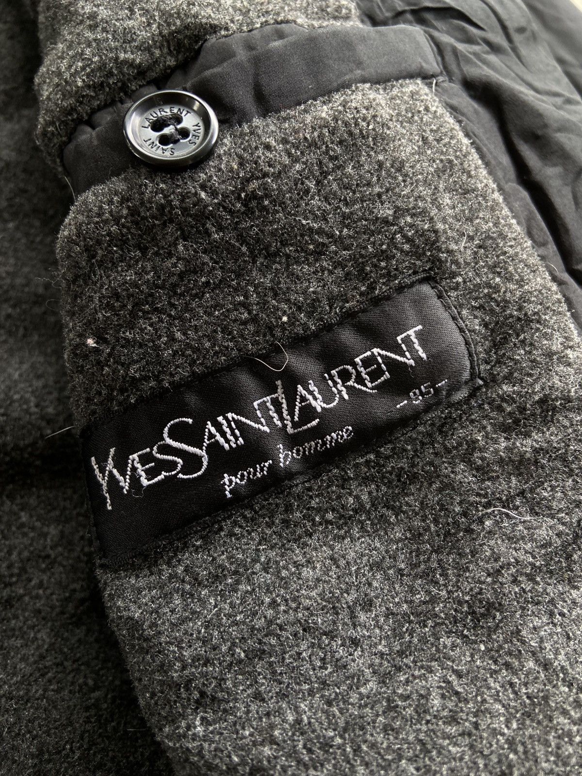 Yves Saint Laurent 1990s Yves Saint Laurent - Trim Fur Neck YSL Jacket Size US L / EU 52-54 / 3 - 6 Thumbnail