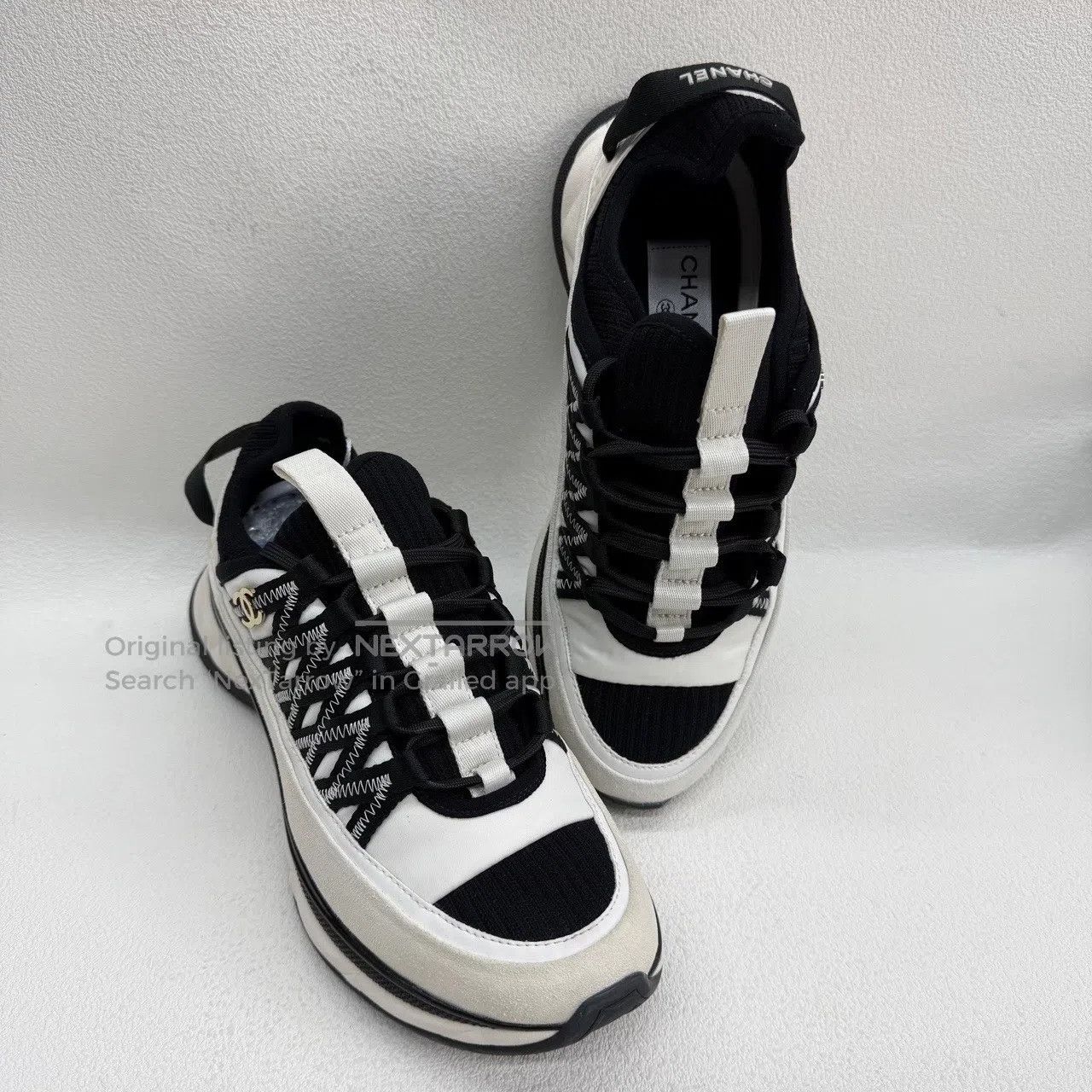 Chanel Chanel Low-top lifestyle casual shoes| Size US 7 / IT 37 - 8 Thumbnail