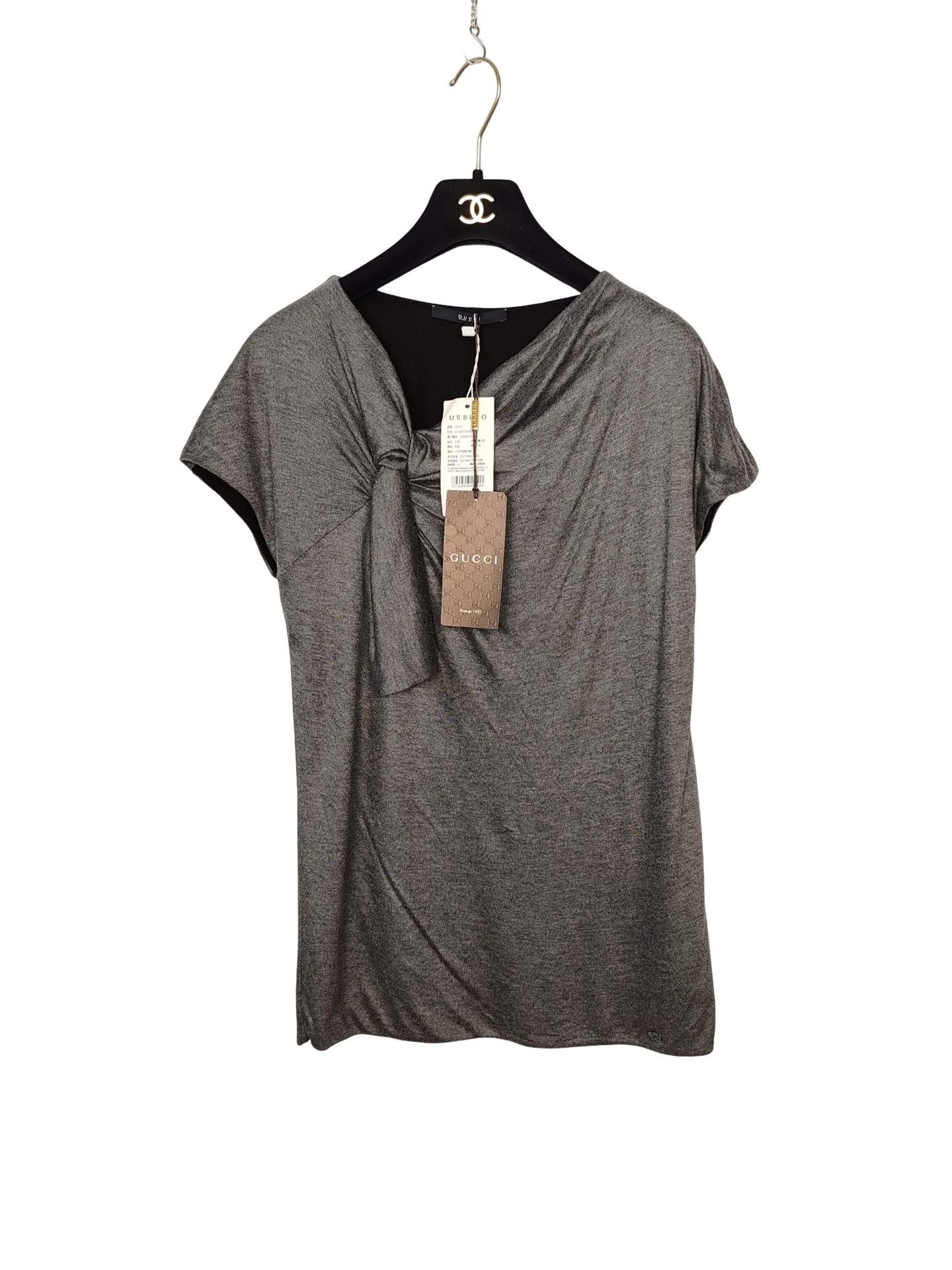 Gucci Gucci Metal Logo Short Sleeve Top Size M Size M / US 6-8 / IT 42-44 - 1 Thumbnail