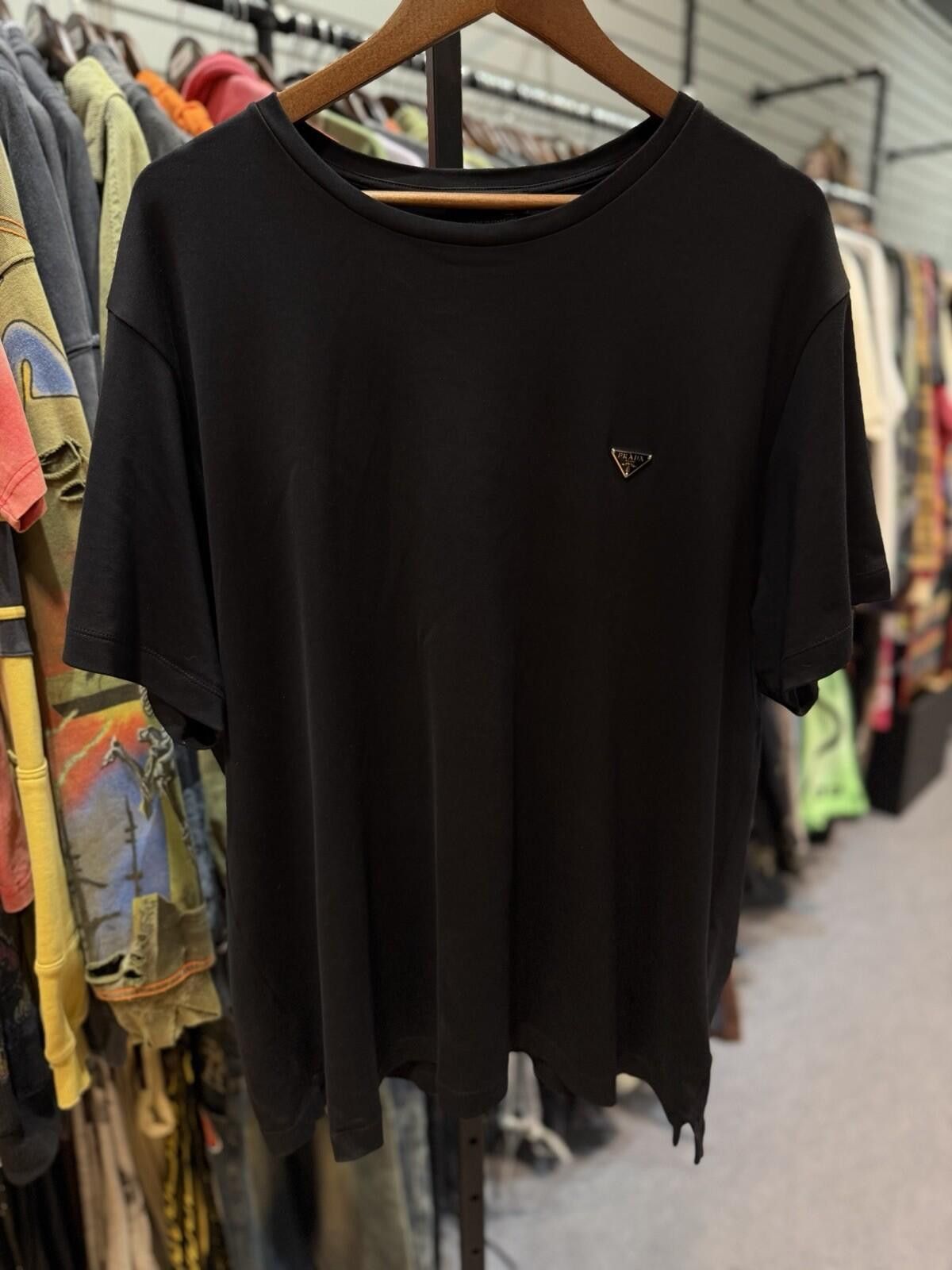 Prada Prada Men’s T-Shirt Short Sleeve Casual Tee Cotton $1200 3XL Size US XXL / EU 58 / 5 - 1 Thumbnail