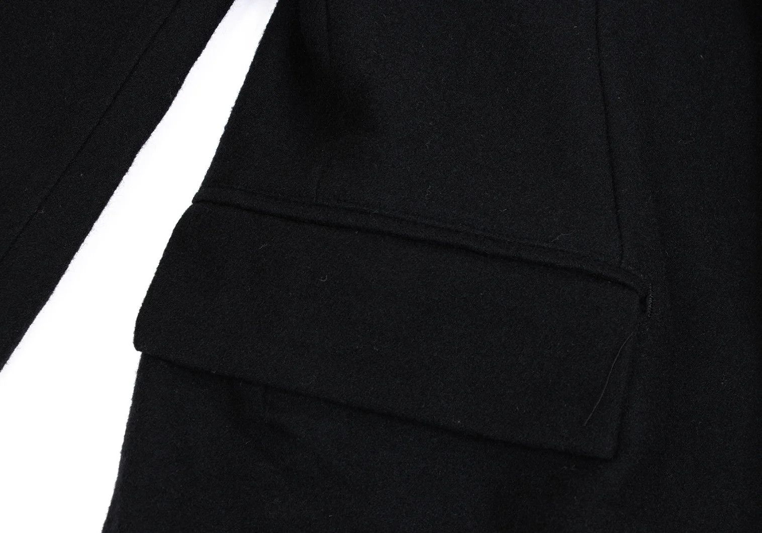 Yohji Yamamoto Yohji Yamamoto Felt Wool Double Jacket Size US S / EU 44-46 / 1 - 11 Thumbnail