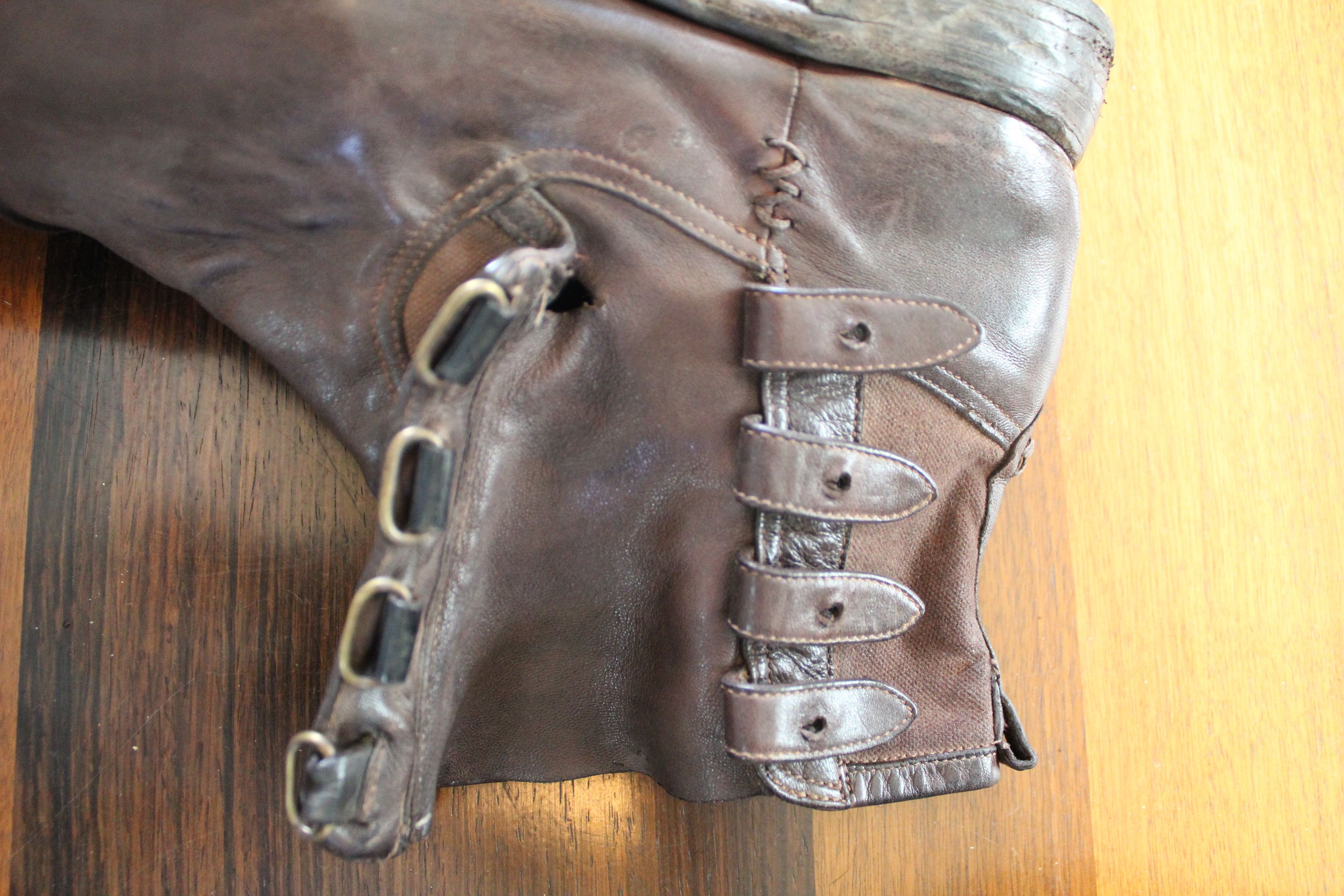John Varvatos Washed Italian Calfskin, 4 Pin Boot, Positive Fit Boot Size US 11 / EU 44 - 5 Thumbnail
