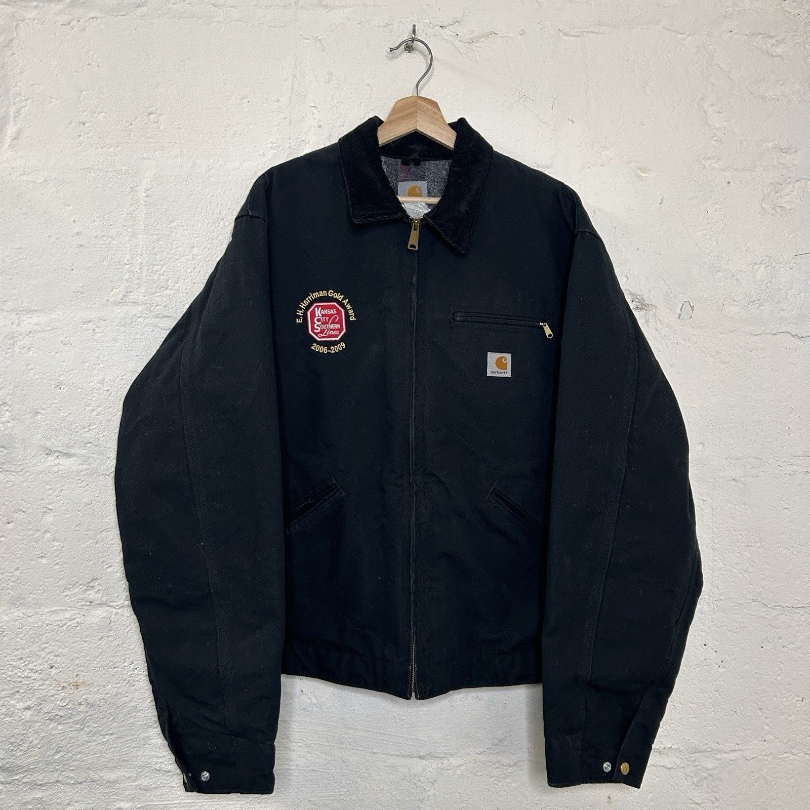 Carhartt × Vintage Carhartt J01 90s Detroit Jacket Black Size 38