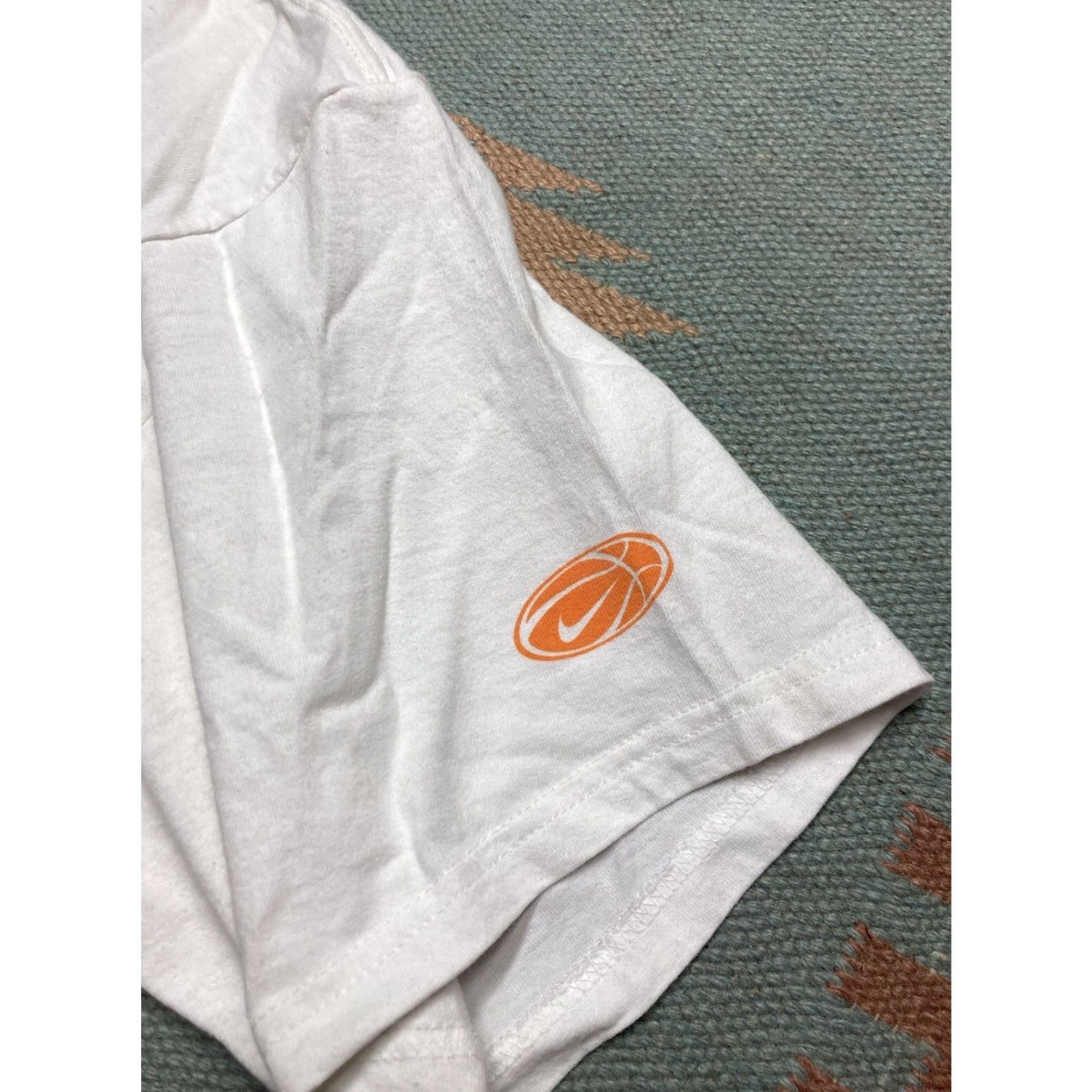Nike VINTAGE Nike T-Shirt Orange 90s Y2K Basketball Rims No Longer Parallel to Earth XL Mens Size US XL / EU 56 / 4 - 3 Thumbnail
