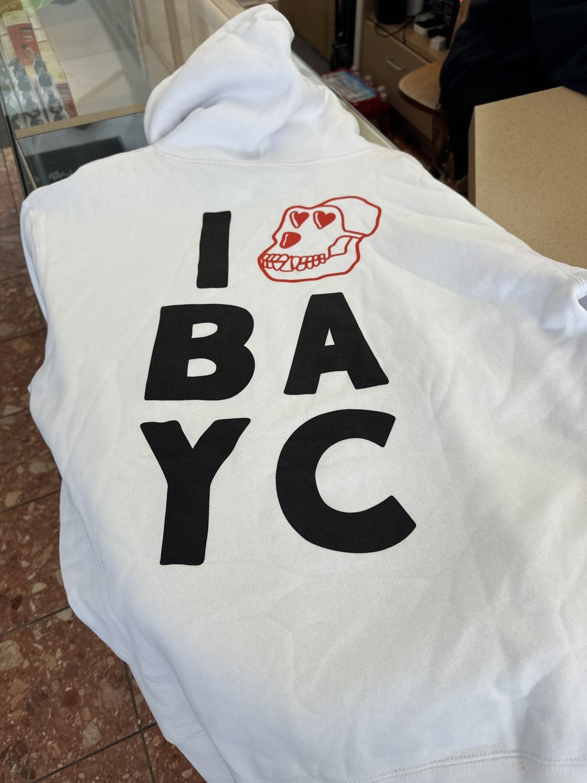 Designer Bored Ape Yacht Club NFT hoodie Size US L / EU 52-54 / 3 - 1 Thumbnail