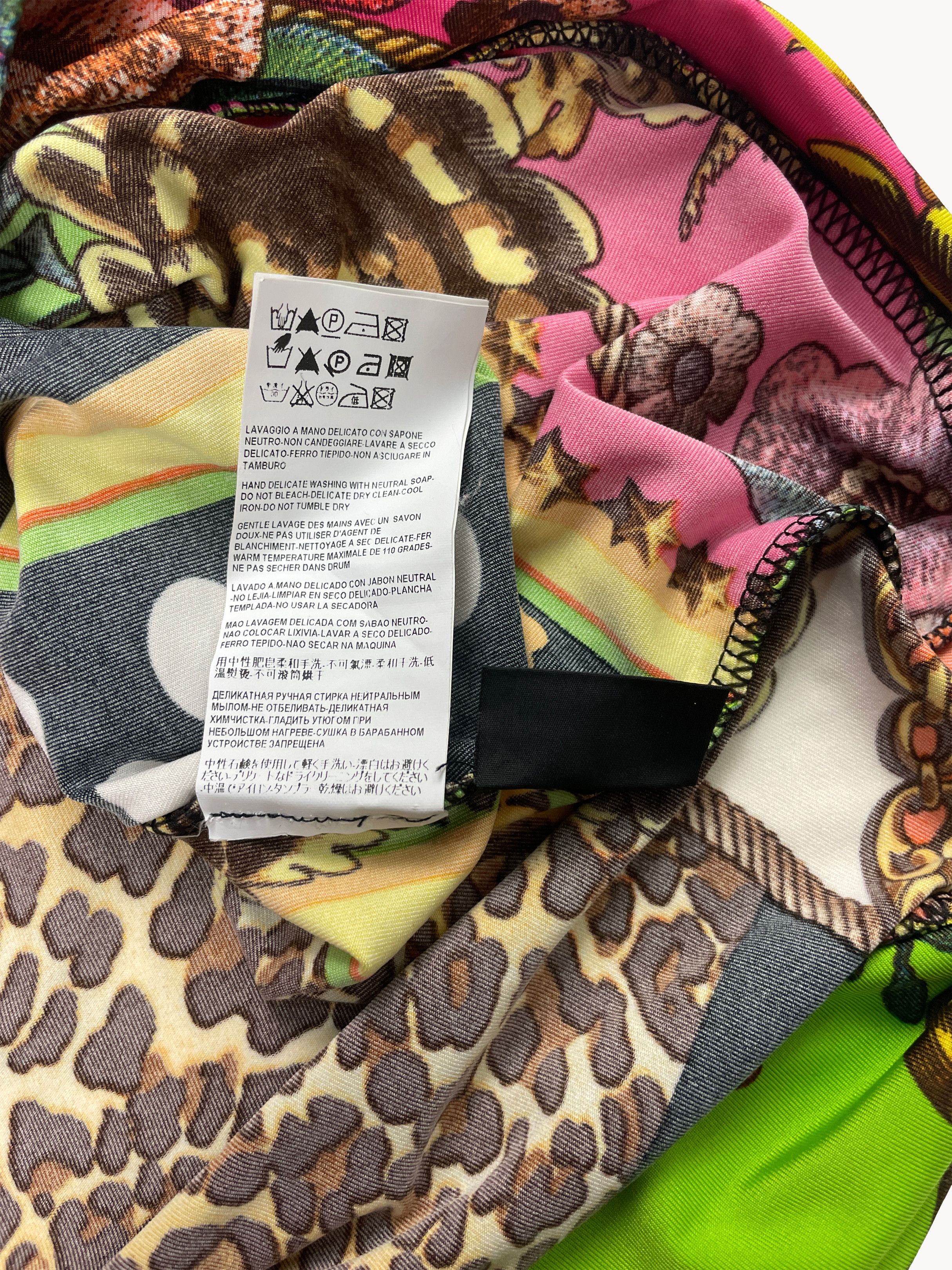 Versace Archival Versace Tribute Collection Collage Mini Dress IT 38 Size XS / US 0-2 / IT 36-38 - 9 Thumbnail