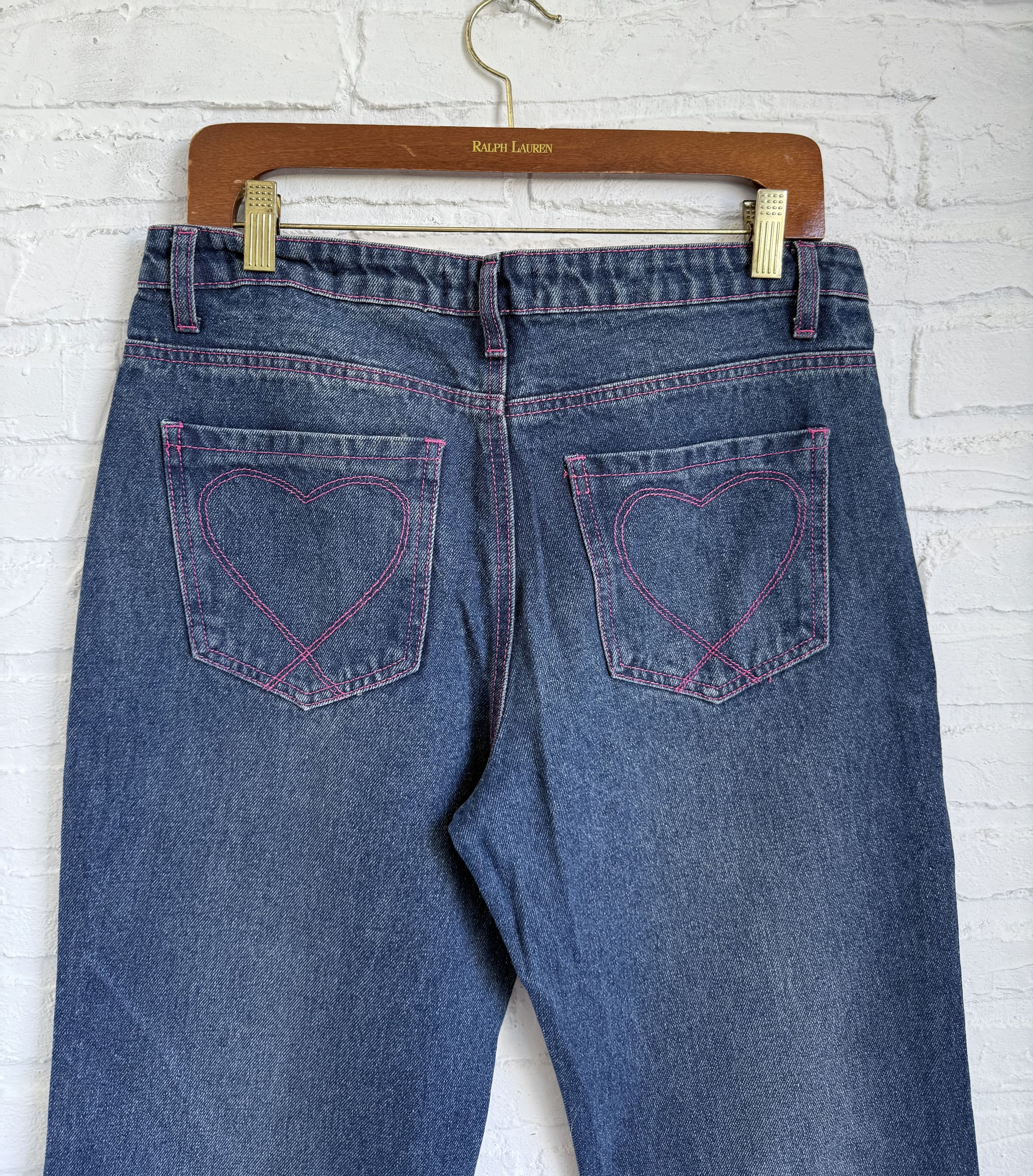 Jaded London y2k Jaded Baby girl graffiti tag low rise jeans Size US 31 - 8 Thumbnail