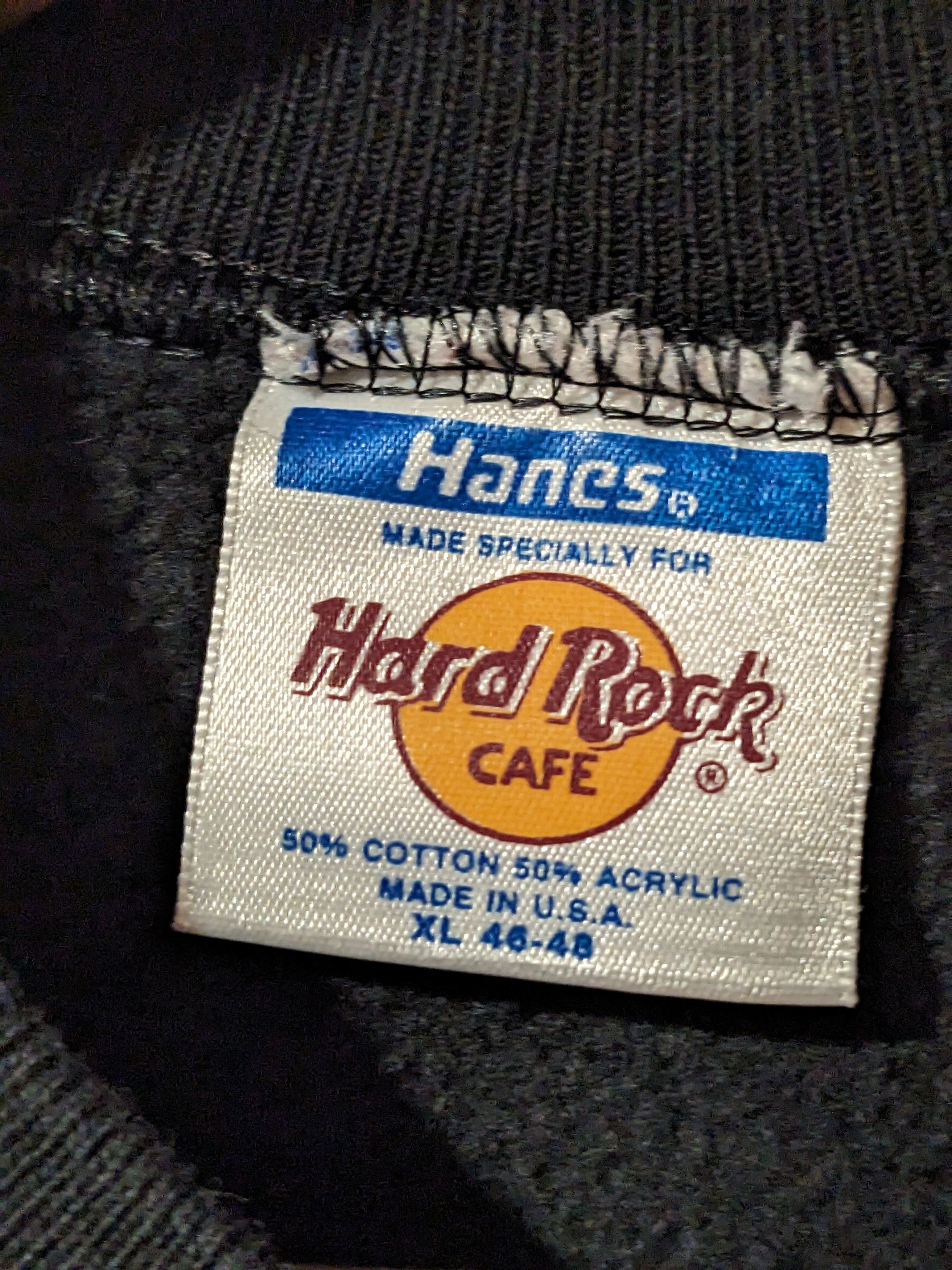 Hard Rock Cafe × Vintage Vintage 90s Hard Rock Cafe Orlando Logo X-Large Sweatshirt Size US XL / EU 56 / 4 - 3 Thumbnail
