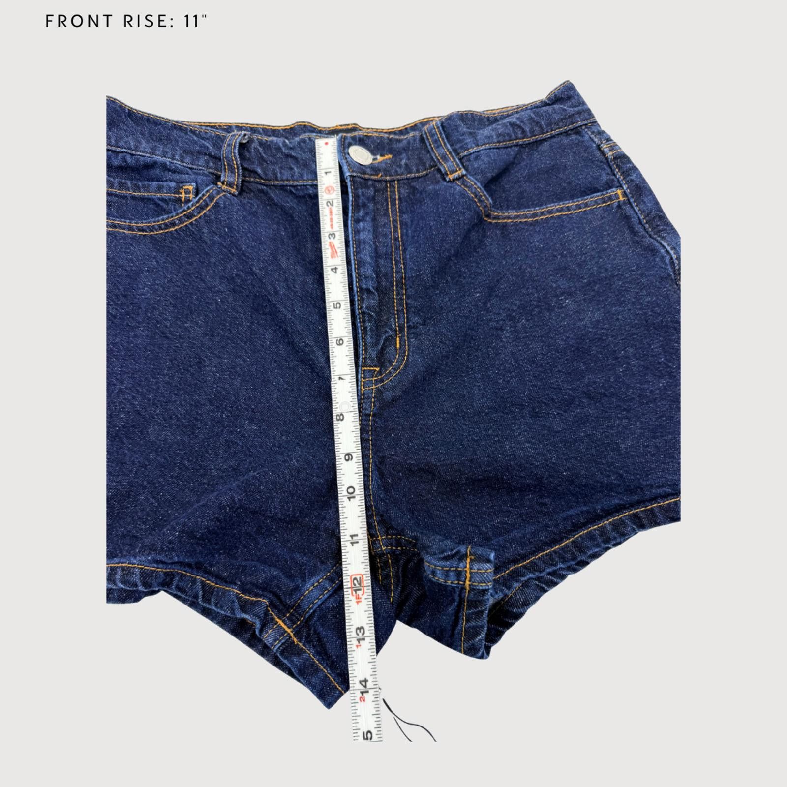 Frank And Oak Frank And Oak Relaxed Dark Wash Shorts 27 Size 27" / US 4 / IT 40 - 7 Thumbnail