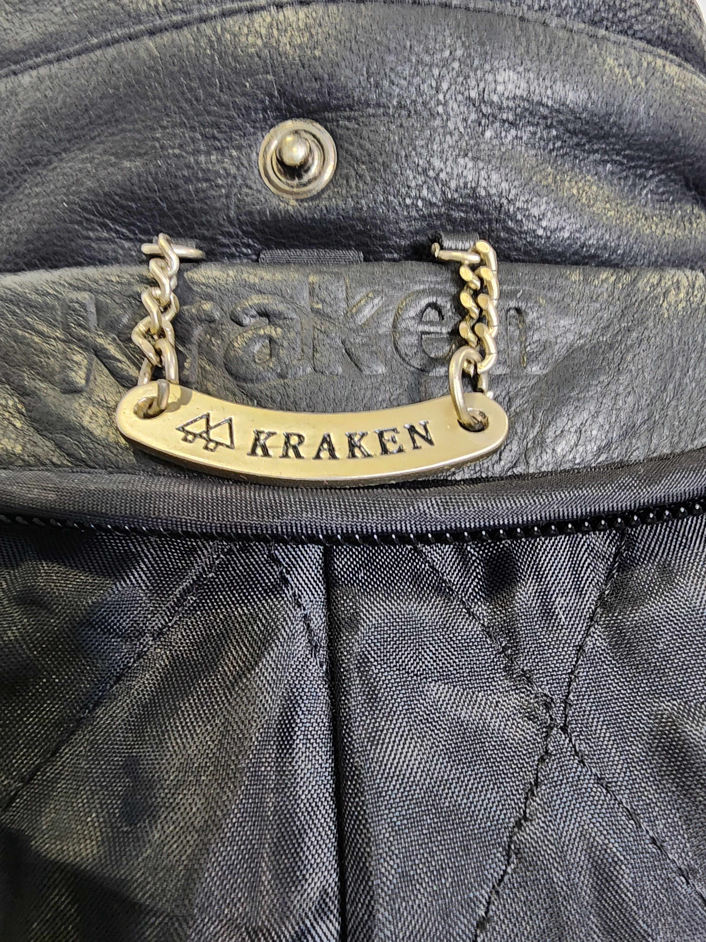 Uniqlo Black Leather Long Coat: Men's Raincoat With Fur Lining. Size US L / EU 52-54 / 3 - 8 Thumbnail