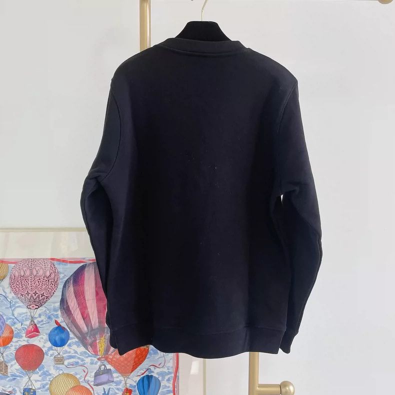 Loewe LOEWE Black round neck hoodie Size M / US 6-8 / IT 42-44 - 2 Thumbnail