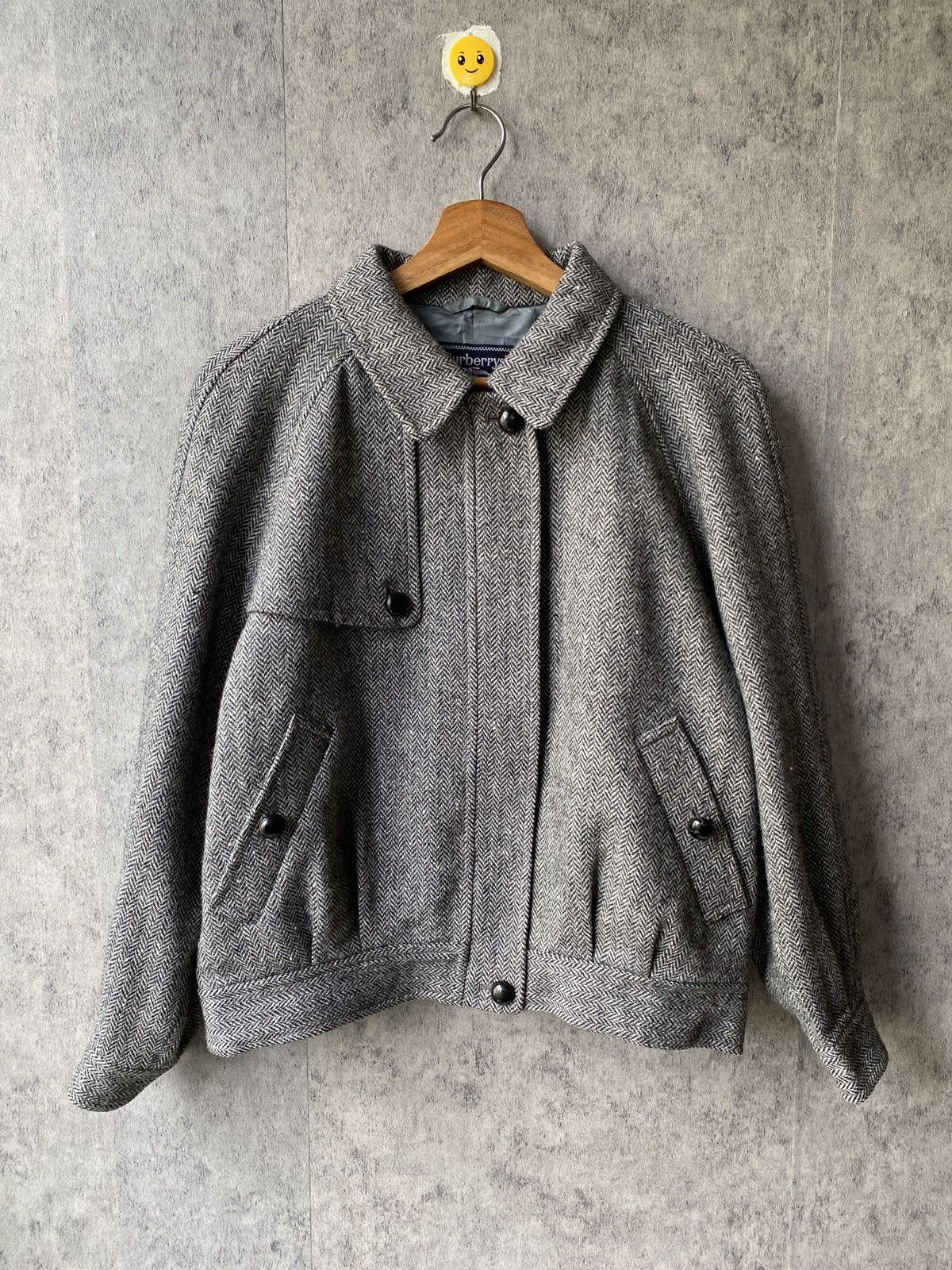 Burberry Prorsum Vintage 90’s Burberry’s Wool Cropped Jacket Size US L / EU 52-54 / 3 - 1 Thumbnail
