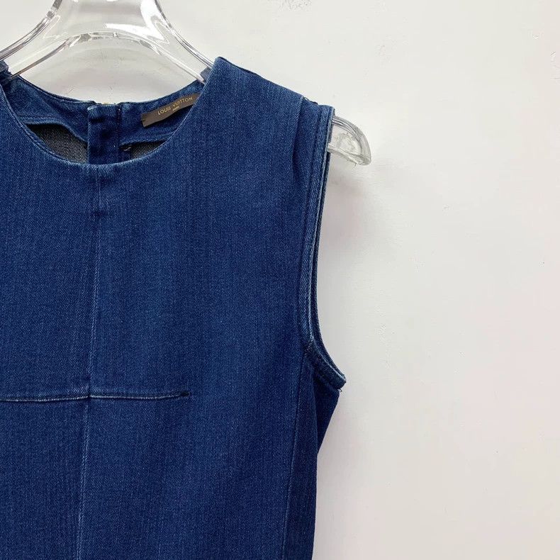 Louis Vuitton Louis Vuitton Sleeveless denim dress with a crewneck in da Size XS / US 0-2 / IT 36-38 - 3 Thumbnail
