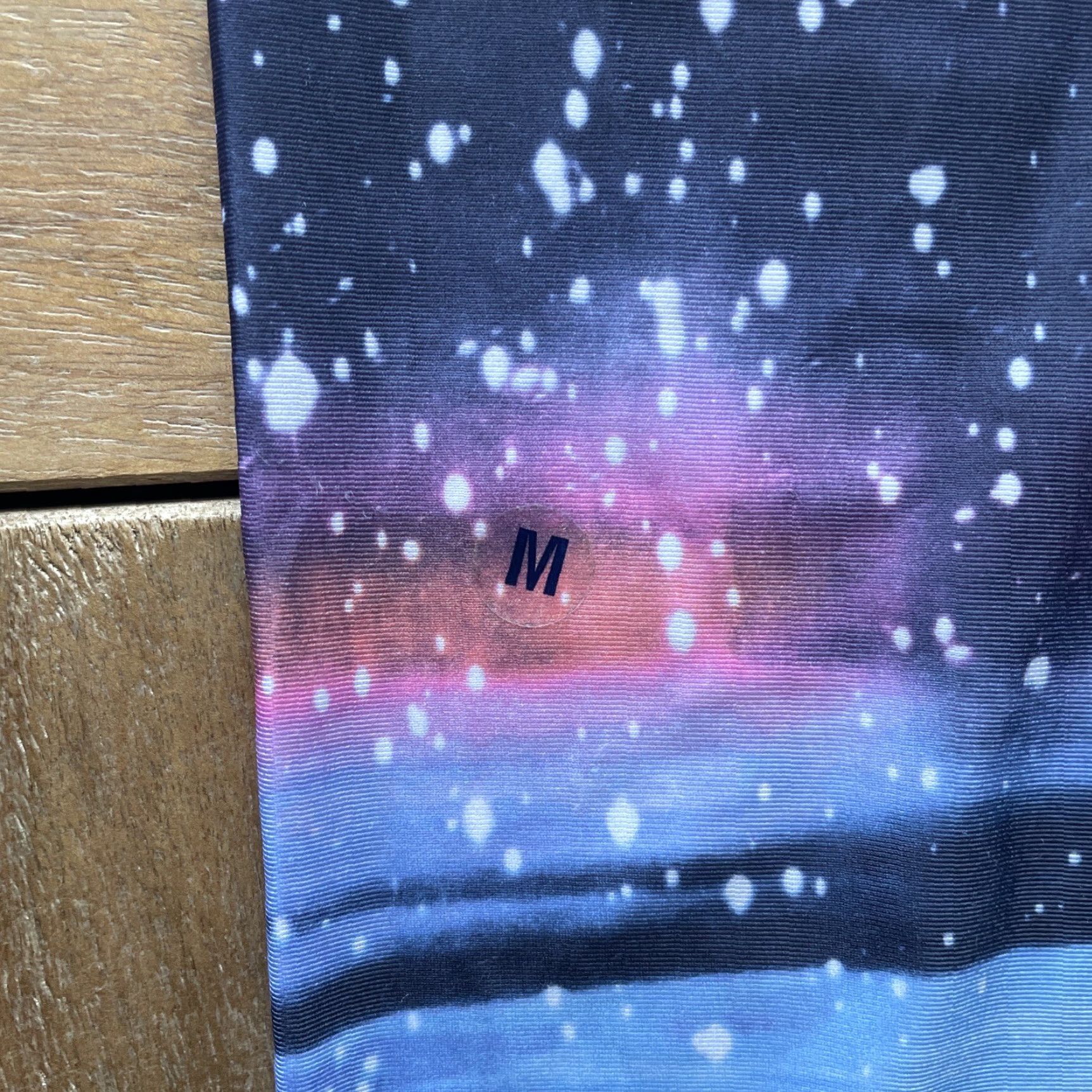 American Eagle Outfitters American Eagle Outfitters Leggings Photo Print Galaxy Space Hi-Rise M Multicolor Women Size 32" / US 10 / IT 46 - 4 Thumbnail