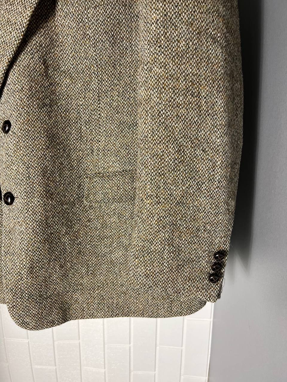 Harris Tweed VINTAGE HARRIS TWEED CASUAL DESIGNER BLAZER RETRO Y2K 90s Size 46R - 4 Thumbnail