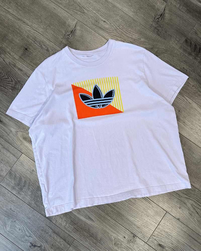Adidas Adidas Originals Diagonal Logo Boxy T-Shirt - Size XXL / 2XL Size US XXL / EU 58 / 5 - 1 Thumbnail
