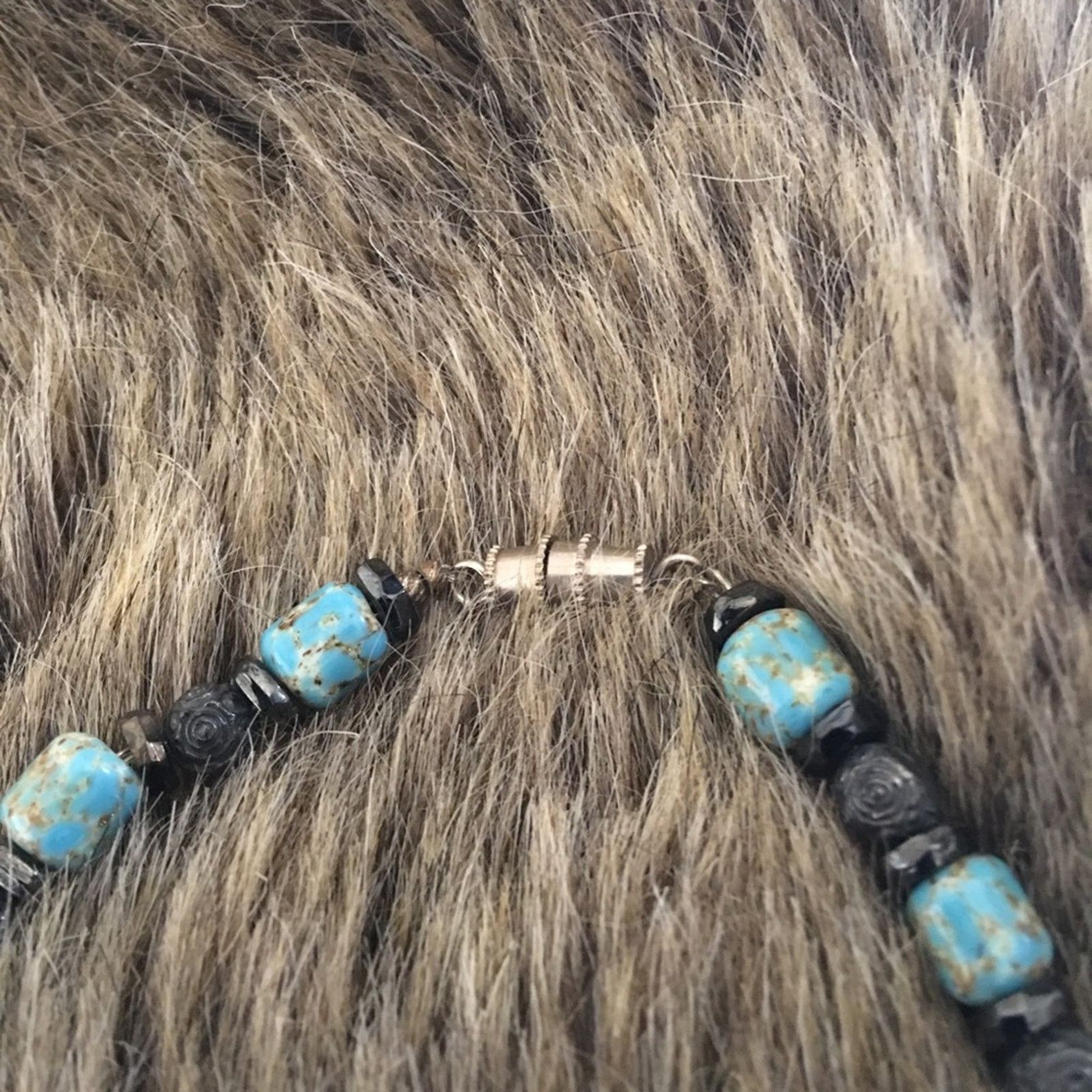 Vintage Vintage Caribbean blue jasper bead necklace Size ONE SIZE - 9 Thumbnail