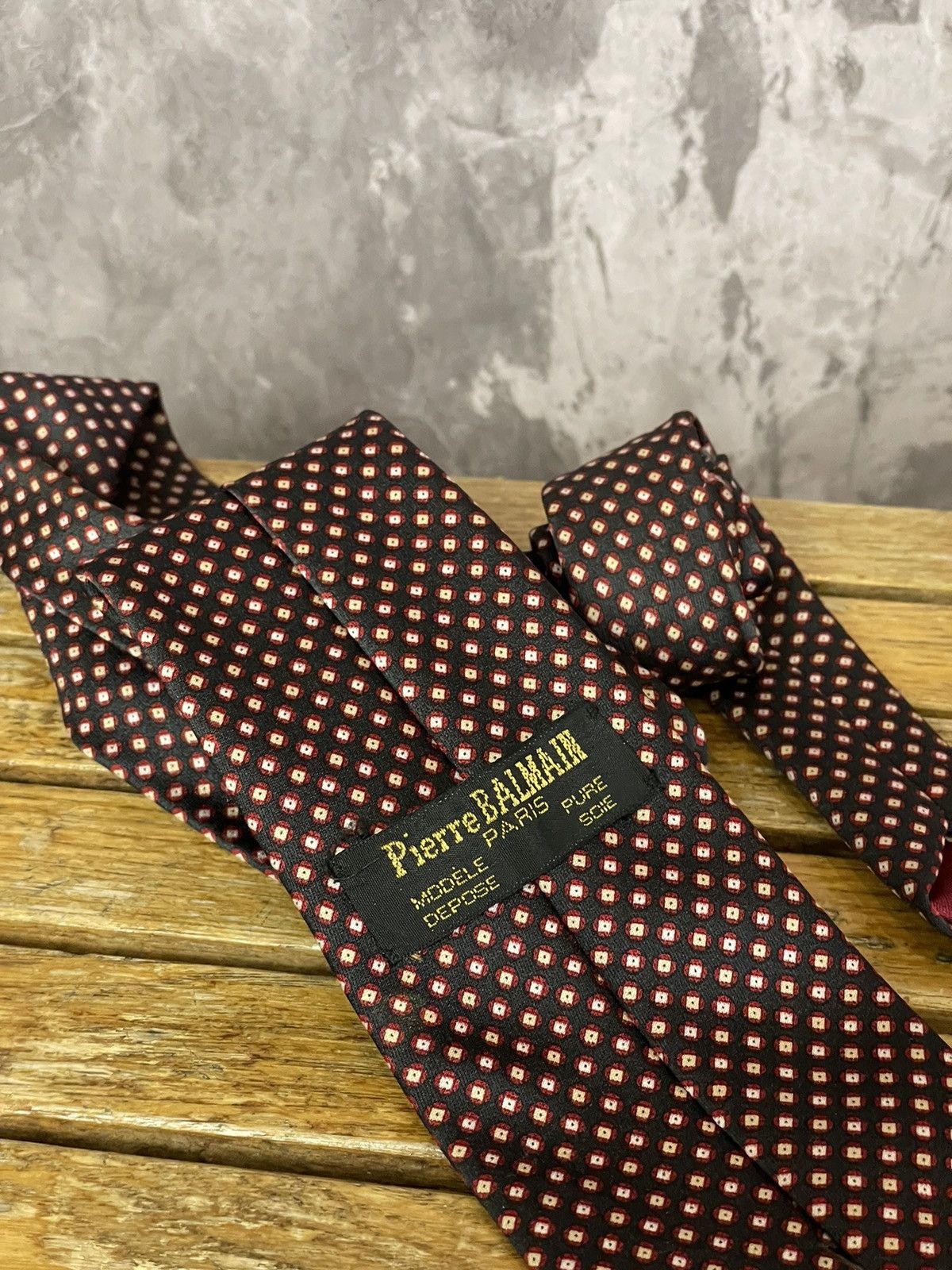 Pierre Balmain × Vintage Pierre Balmain Vintage tie ties silk Italy cravatte premium Size ONE SIZE - 6 Thumbnail