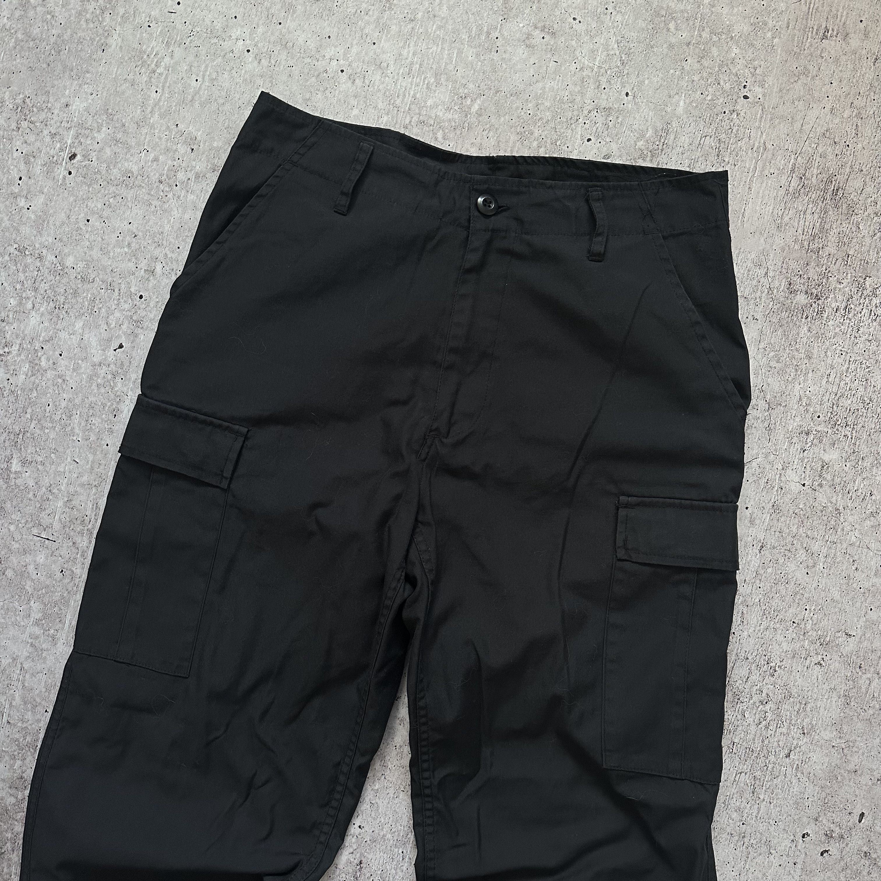Japanese Brand Fostex Garments Trousers Combat Straight Cargo Denim Pants Size US 30 / EU 46 - 6 Thumbnail