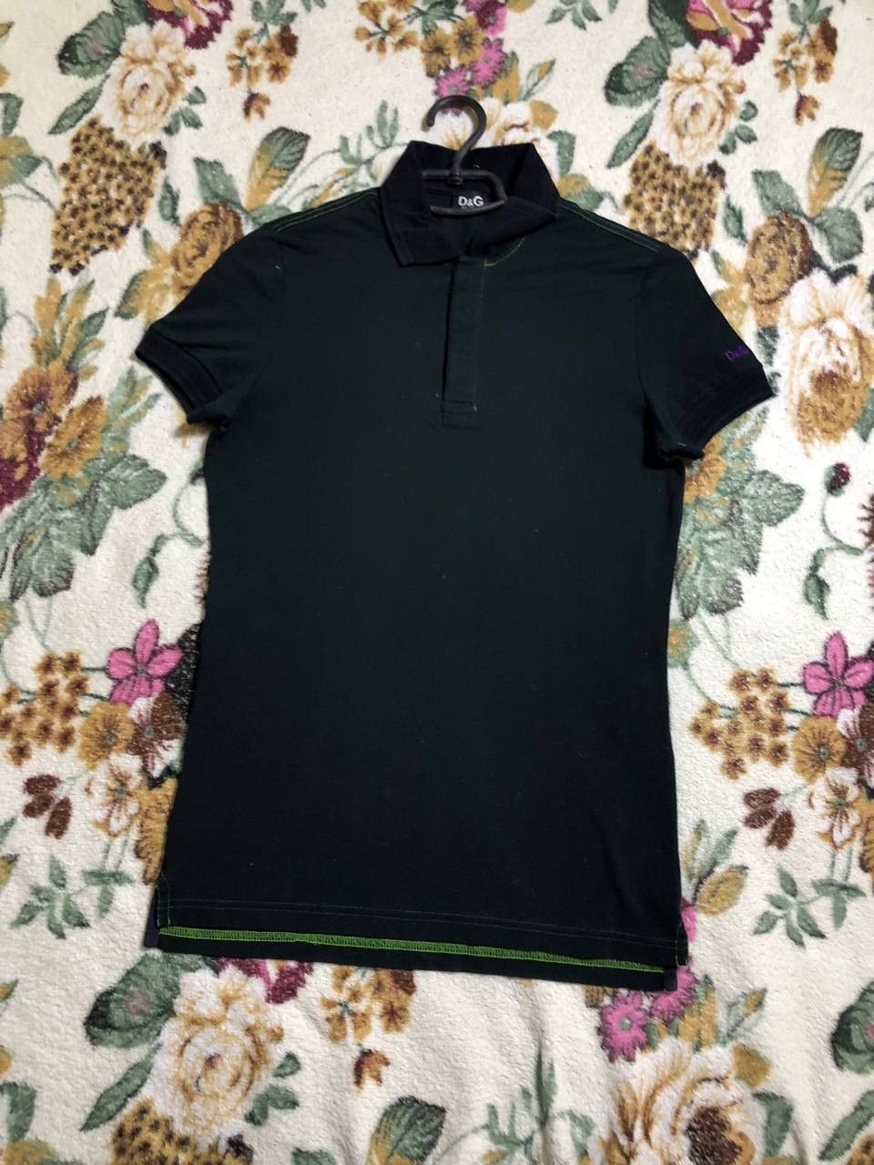 Dolce & Gabbana D&G Dolce & Gabbana Polo Shirt Dark Gray IT 54 Men’s Size US XS / EU 42 / 0 - 1 Thumbnail