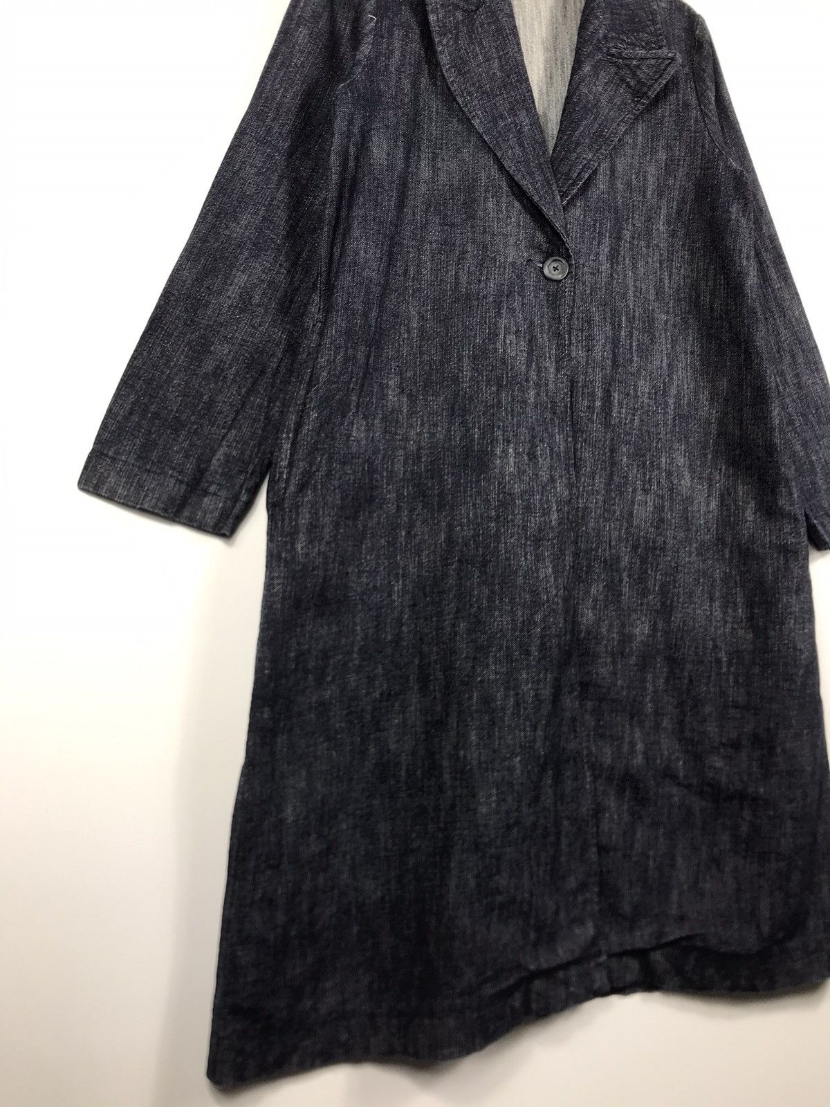 14th Addiction × Japanese Brand 🔥IN Jeans Denim Button Long Coat Size M / US 6-8 / IT 42-44 - 2 Thumbnail